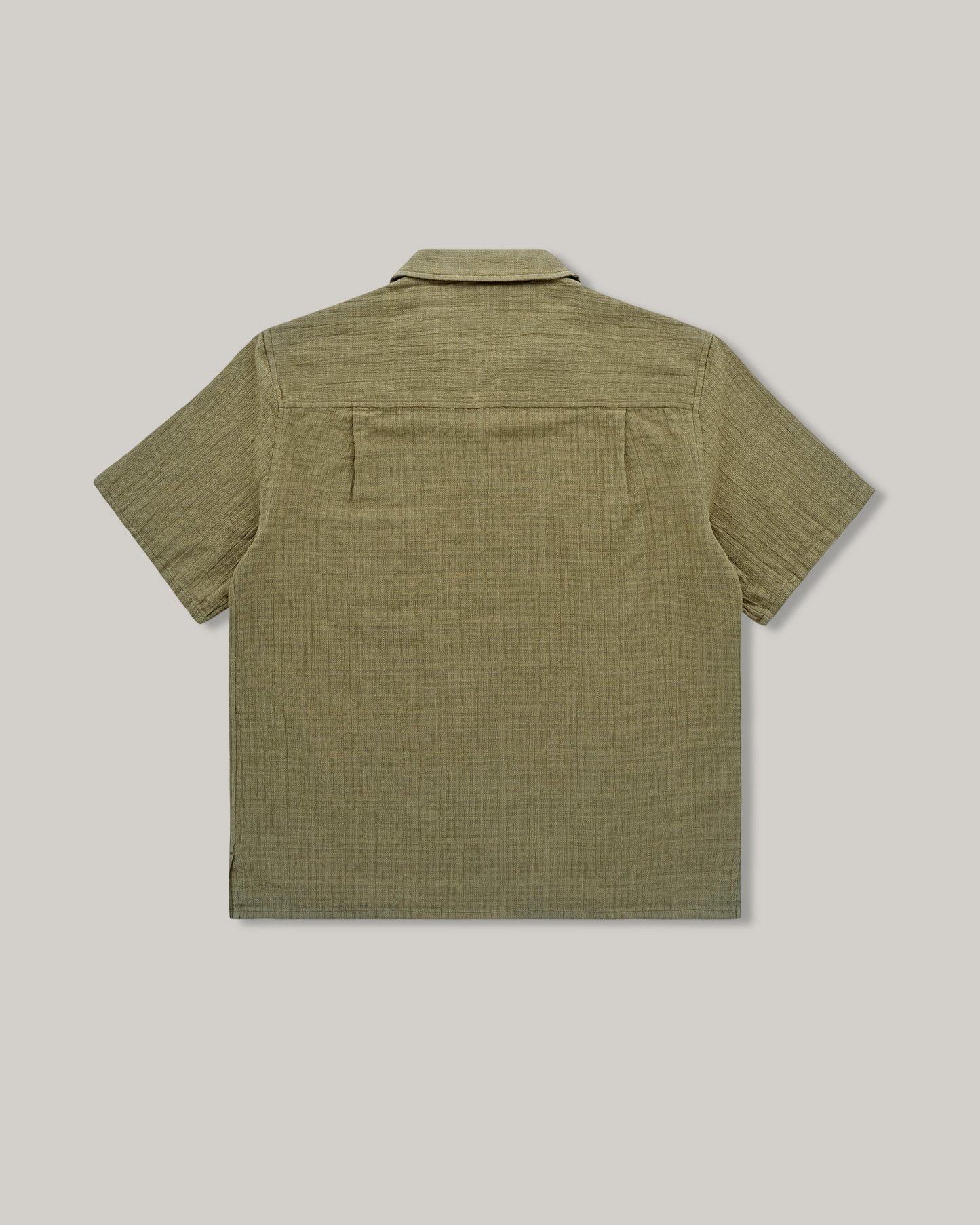 KNICKERBOCKER OLIVEIRA BREEZE WEAVE SHIRT - OLIVE SAND