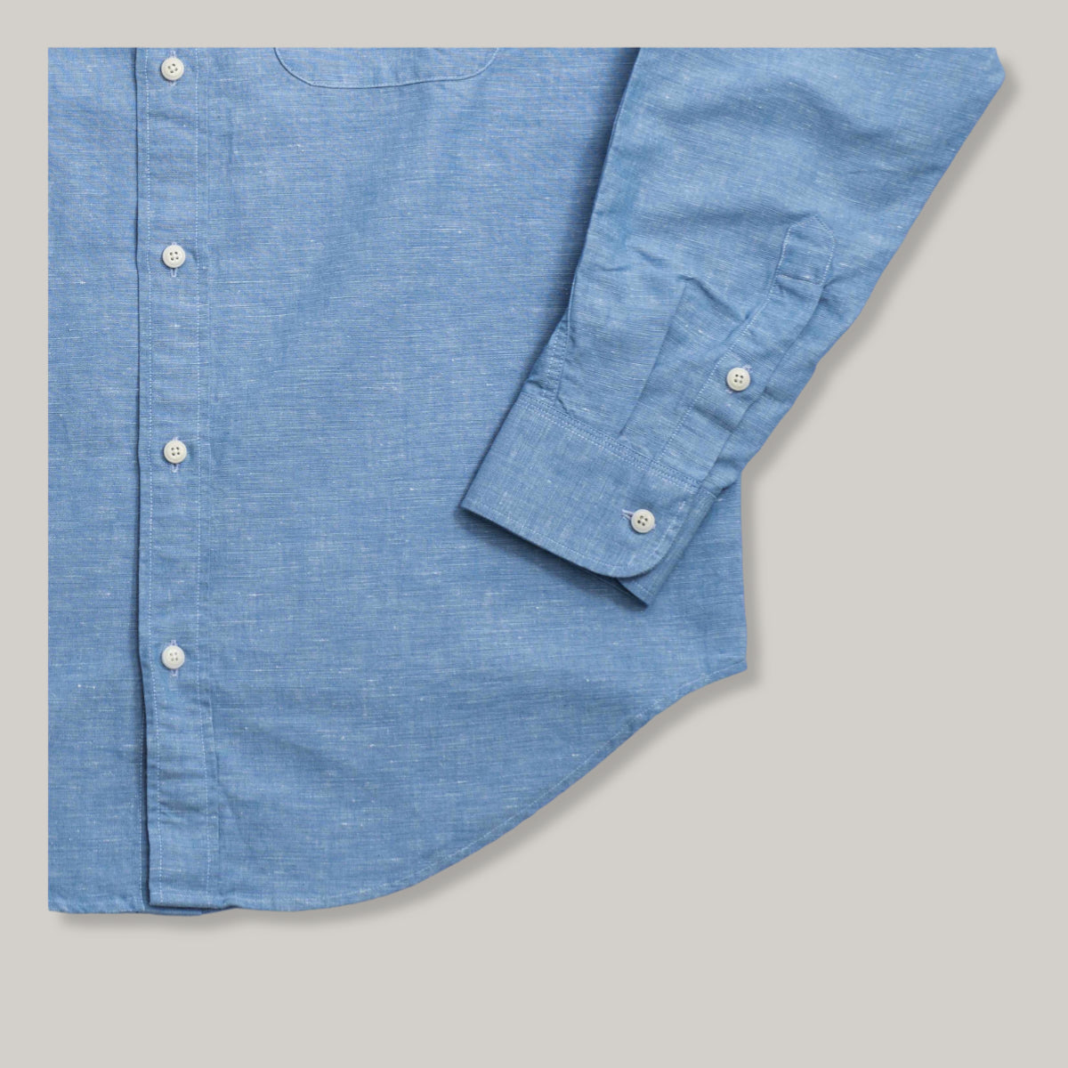 HEIMAT COTTON/ HEMP ARTIST SHIRT - TRAIL BLUE