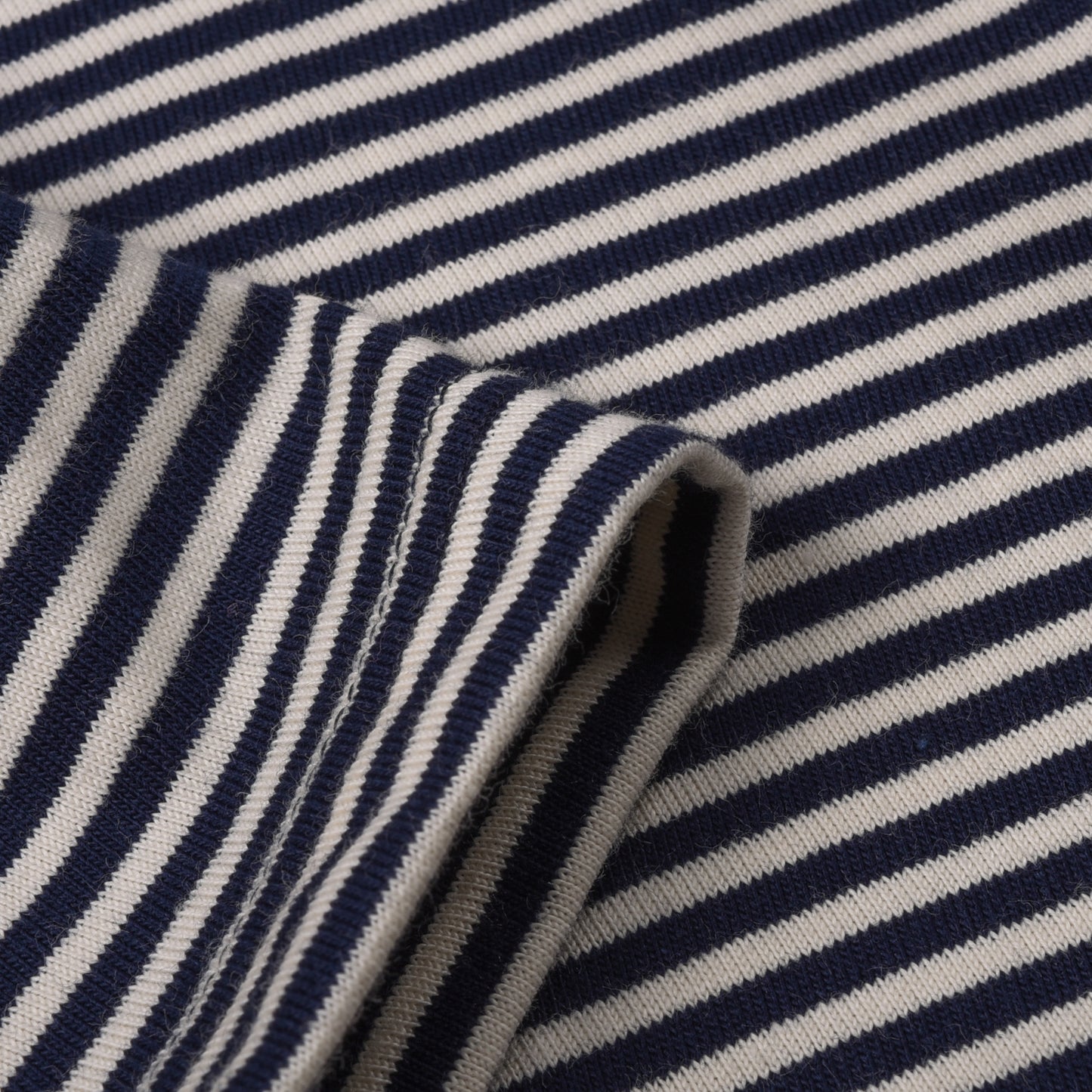 ARMOR LUX LADIES HERITAGE STRIPED T-SHIRT - DARK BLUE/WHITE