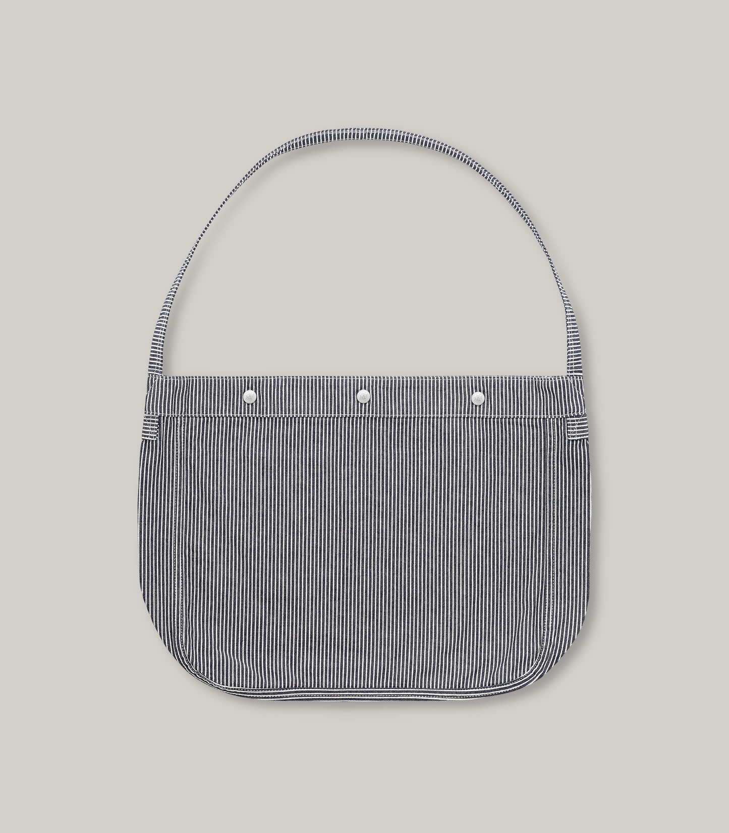 KNICKERBOCKER PAPERBOY DENIM BAG - INDIGO STRIPE