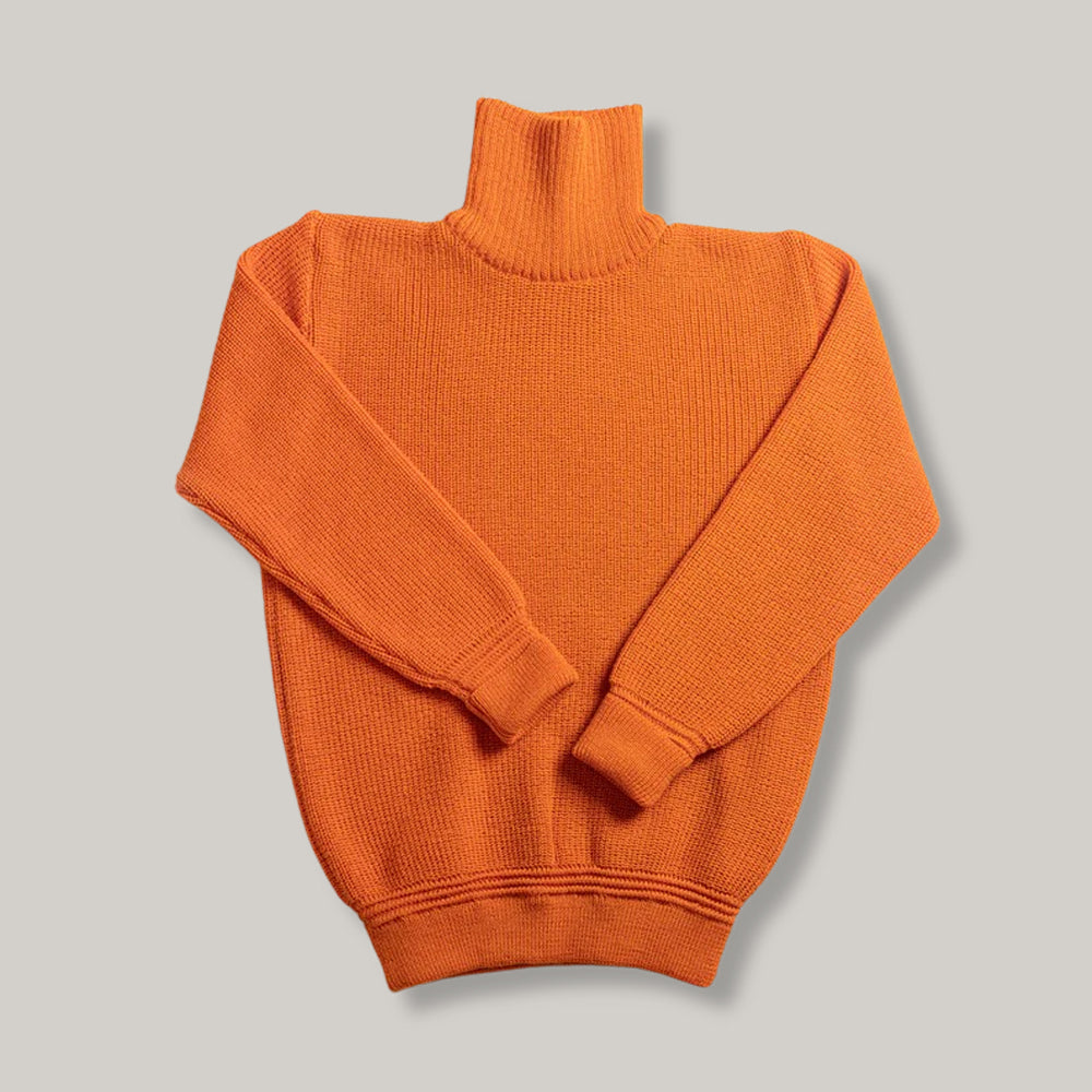 HEIMAT U-BOAT ROLL NECK - RESCUE ORANGE