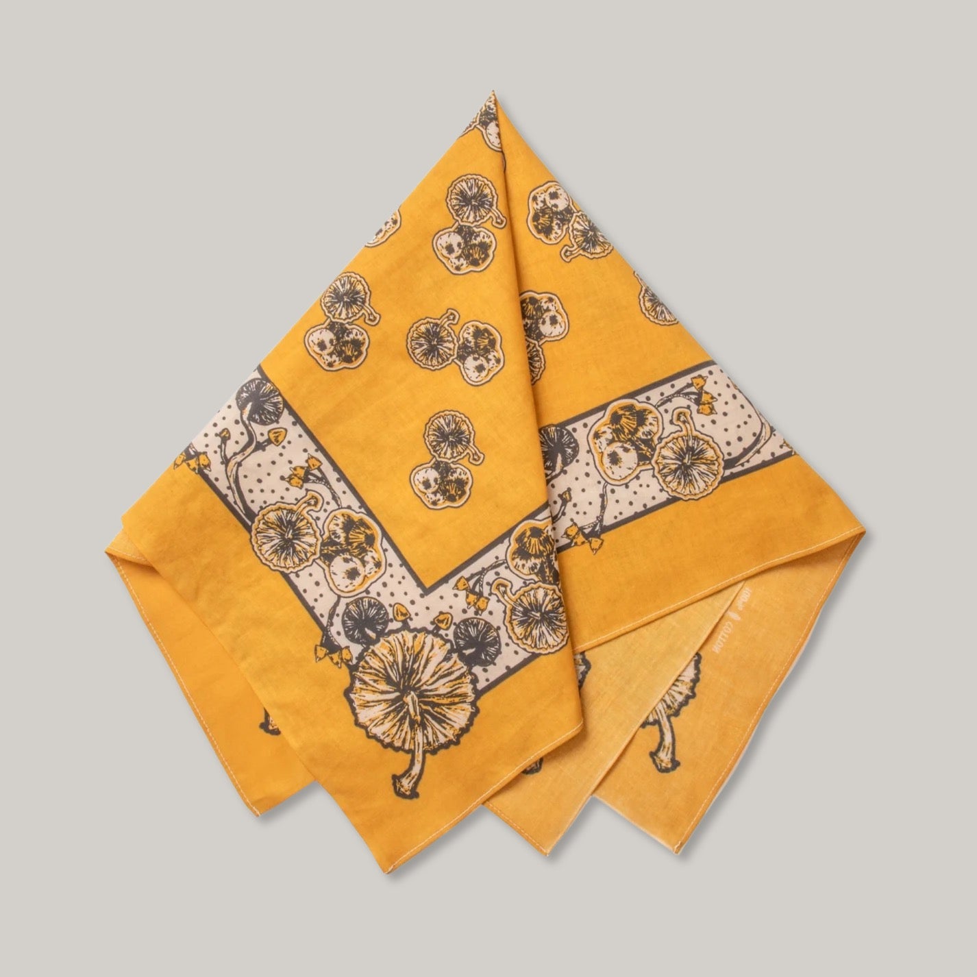ONE EAR BRAND "SINCERITY" BANDANA - GINGKO GOLD