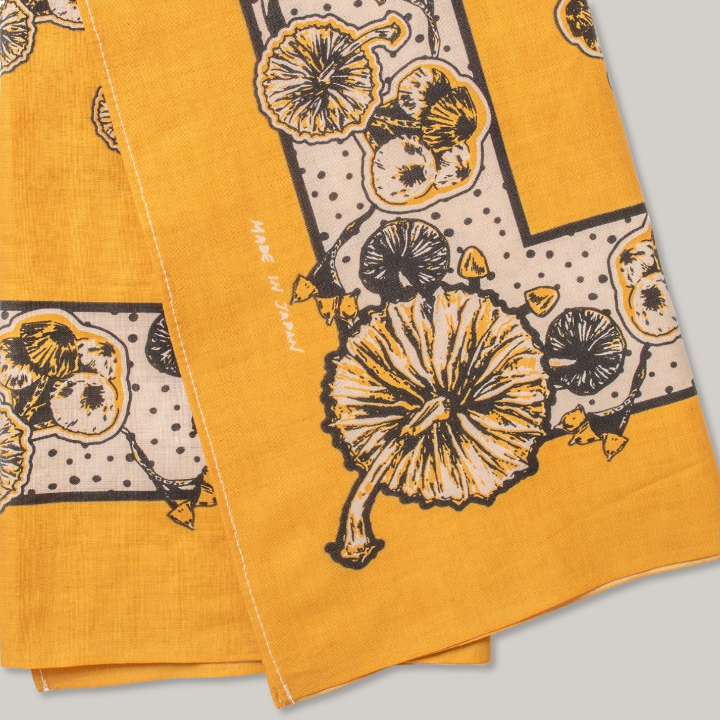 ONE EAR BRAND "SINCERITY" BANDANA - GINGKO GOLD