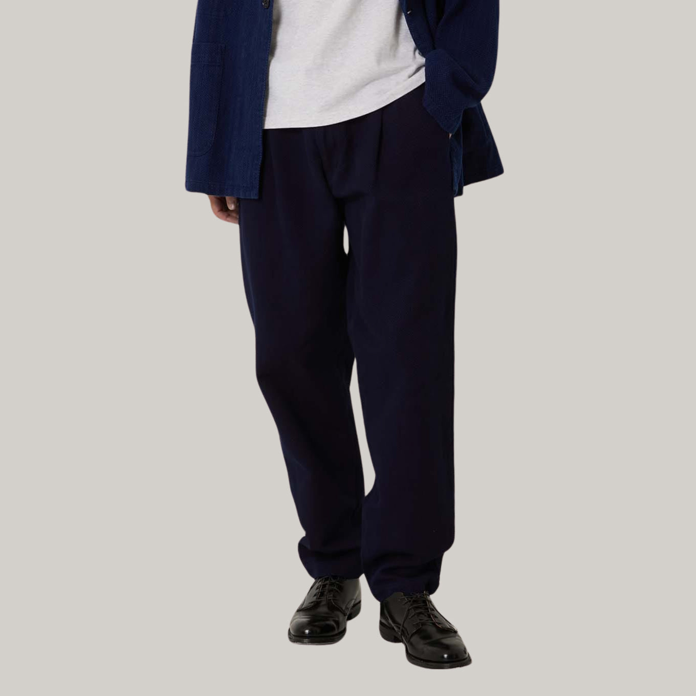 BLUE BLUE JAPAN PURE INDIGO "SASHIKO" TROUSERS