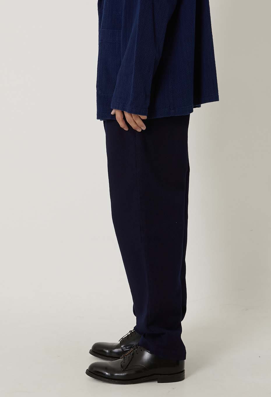 BLUE BLUE JAPAN PURE INDIGO "SASHIKO" TROUSERS