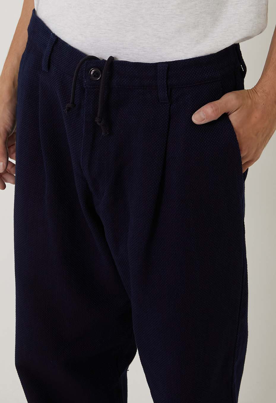 BLUE BLUE JAPAN PURE INDIGO "SASHIKO" TROUSERS