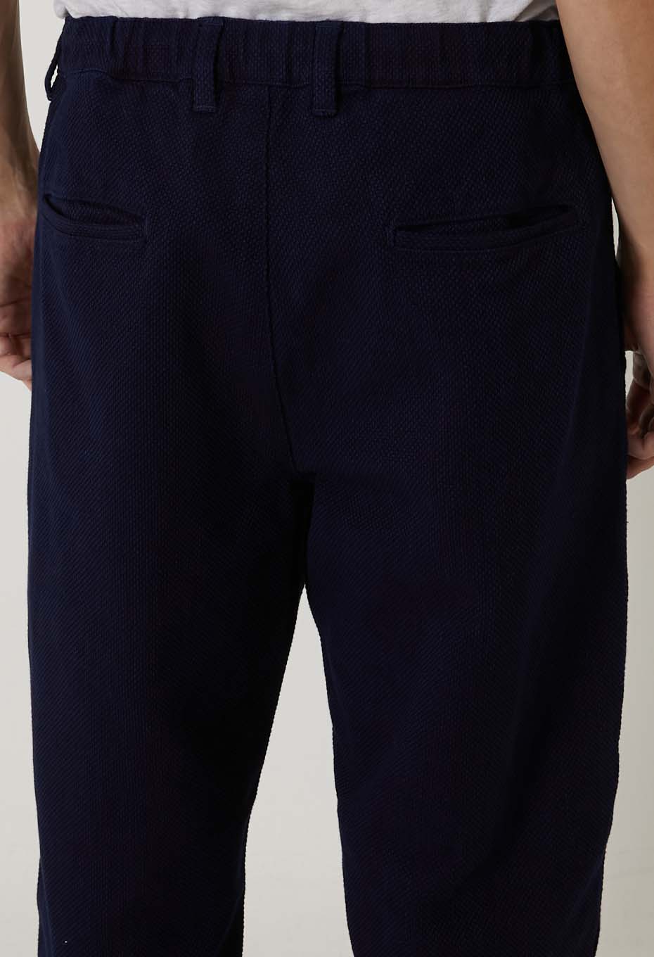 BLUE BLUE JAPAN PURE INDIGO "SASHIKO" TROUSERS