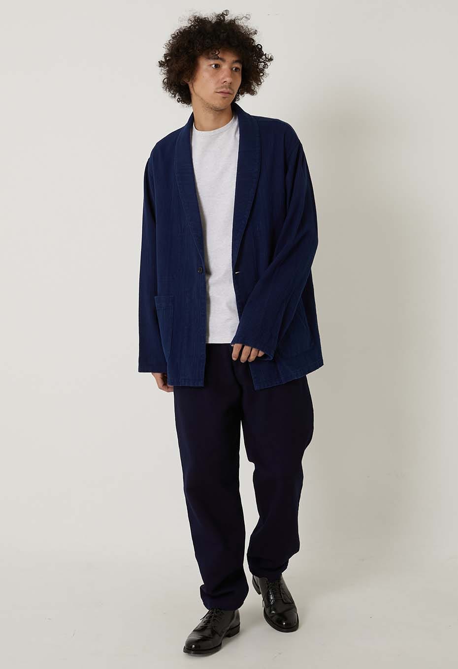 BLUE BLUE JAPAN PURE INDIGO "SASHIKO" TROUSERS