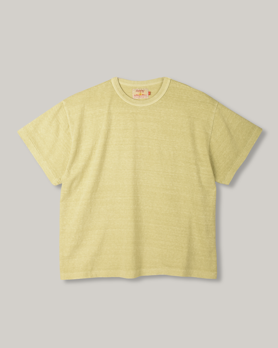 SUNRAY SPIRIT PIGMENT DYE HI'AKA SS TSHIRT - WINTER PEAR