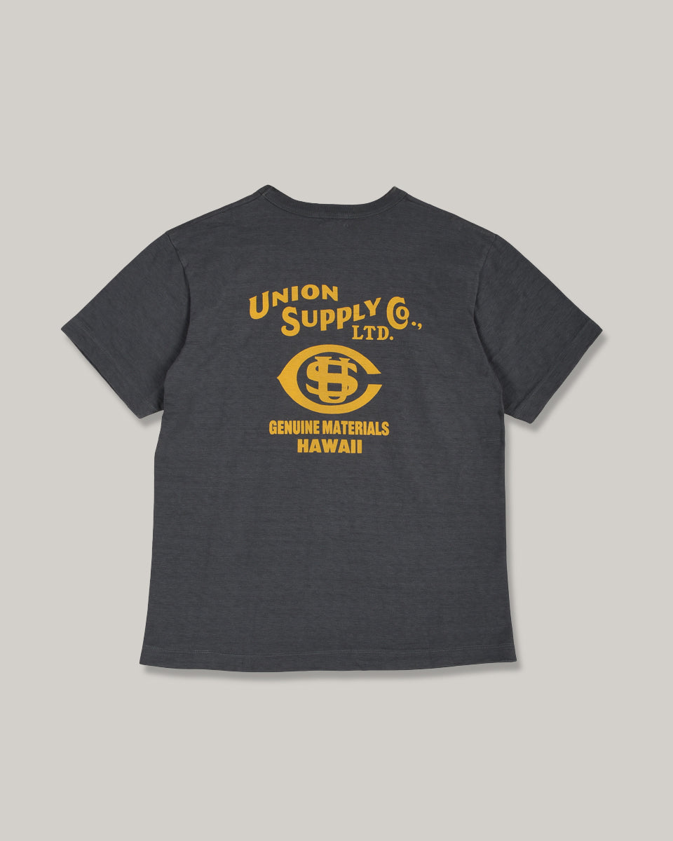 UNION SUPPLY LOGO TEE - BLACK