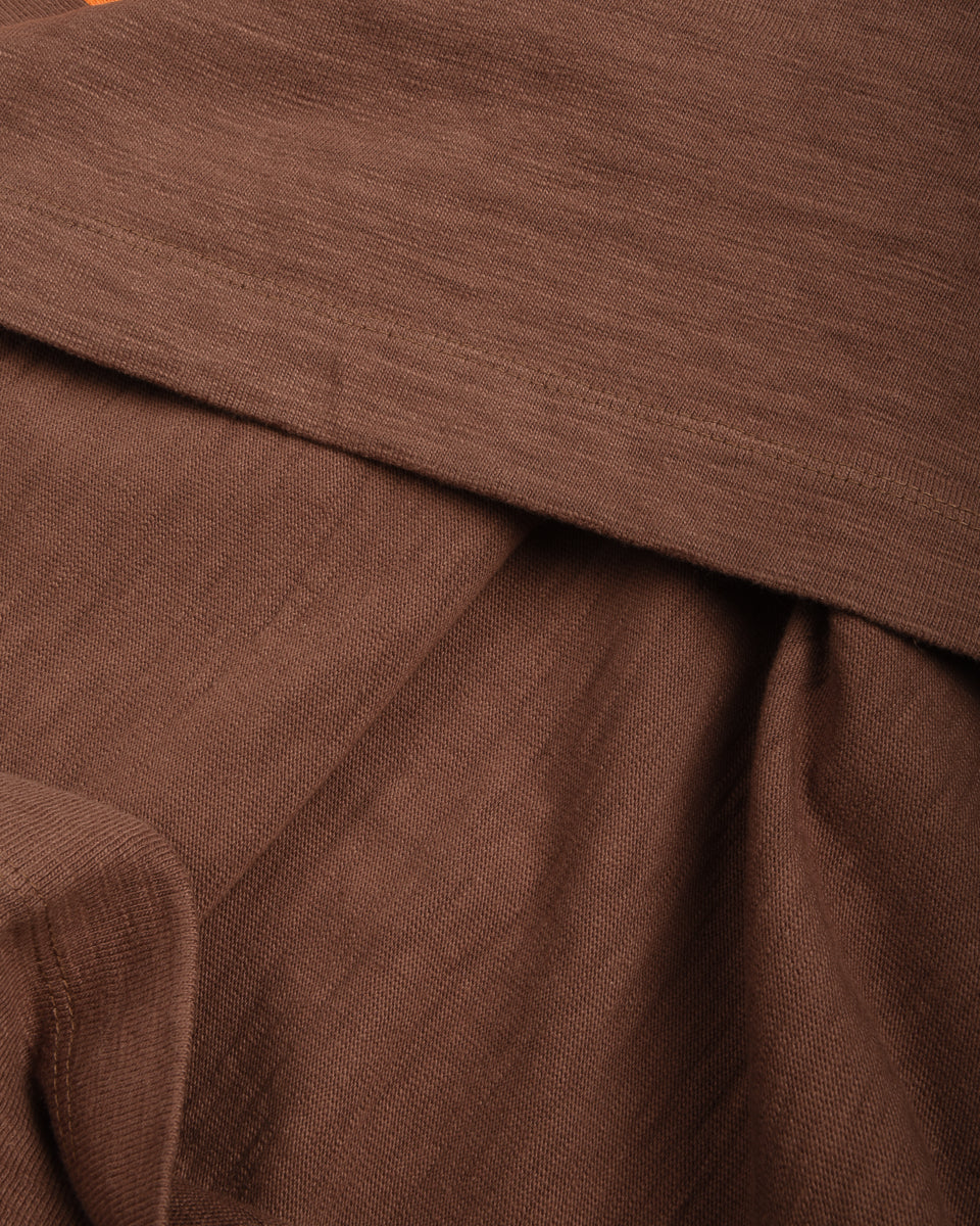 HILO RAILROAD LOGO TEE - BROWN