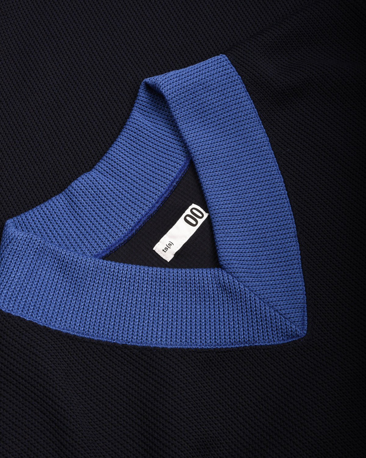 TS(S) JERSEY COLOURED V-COLOUR NECK DRESS - NAVY