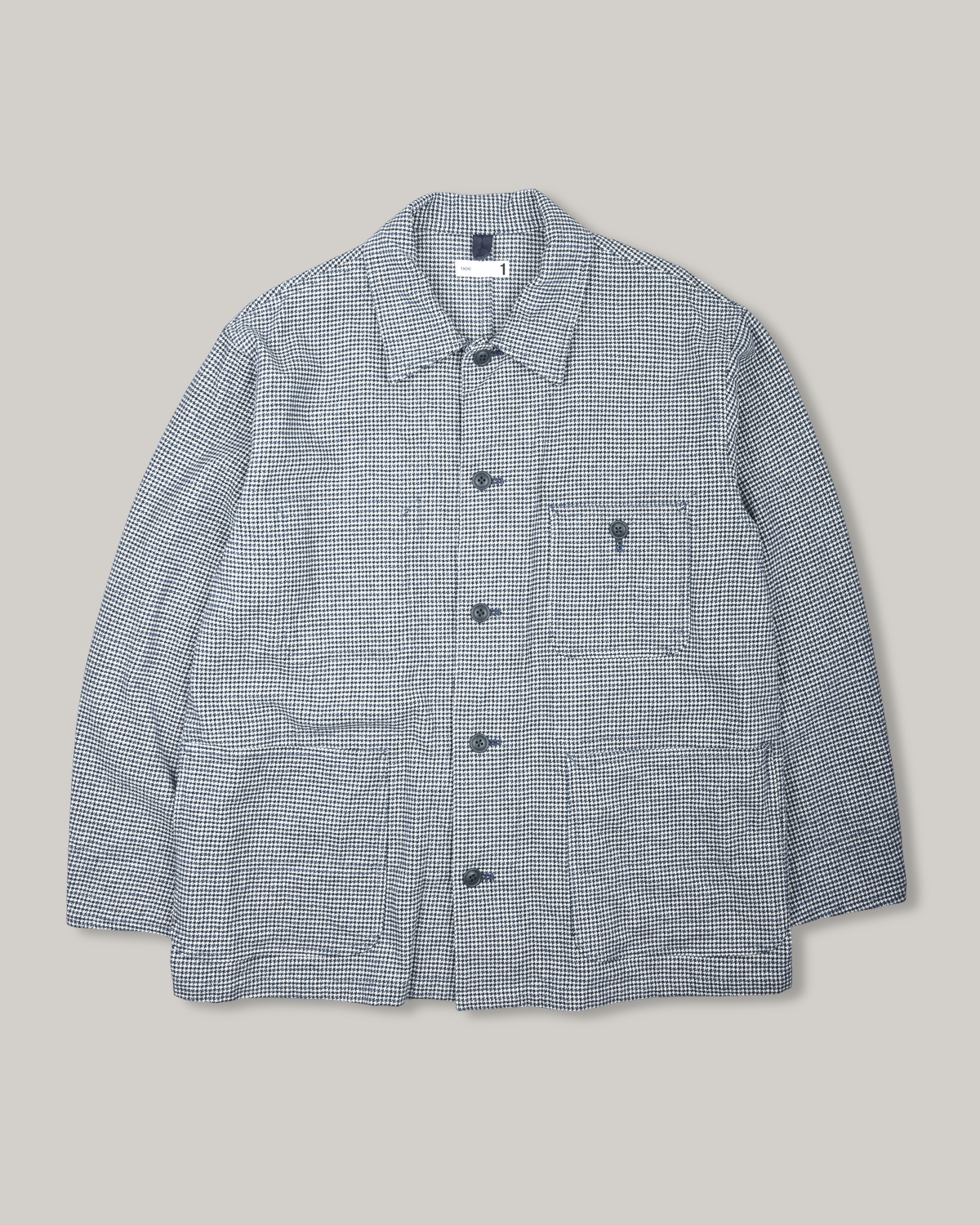 TS(S) COVERALL JACKET - PLAID COTTON CLOTH