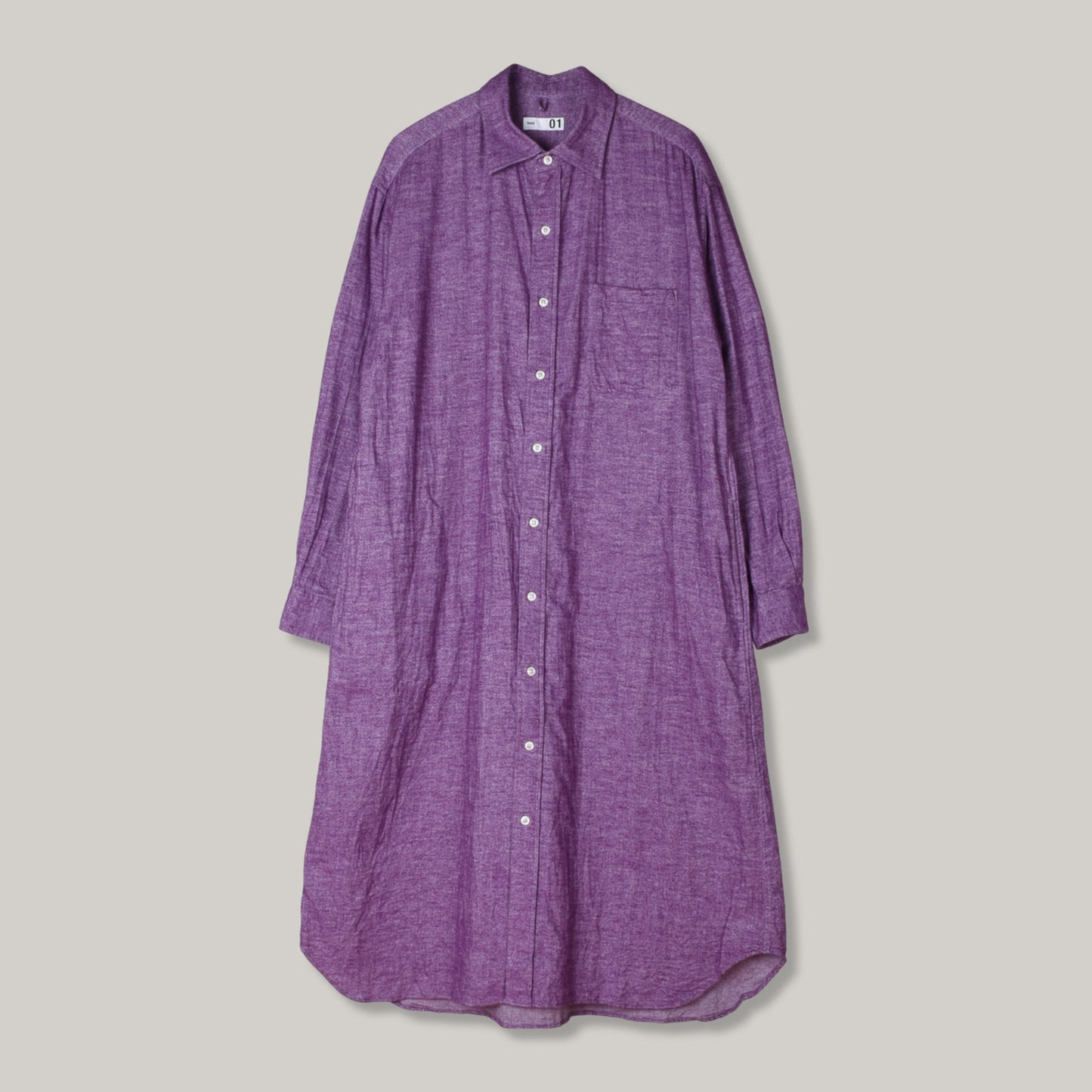 TS(S) BAGGY FIT SHIRT DRESS - PURPLE
