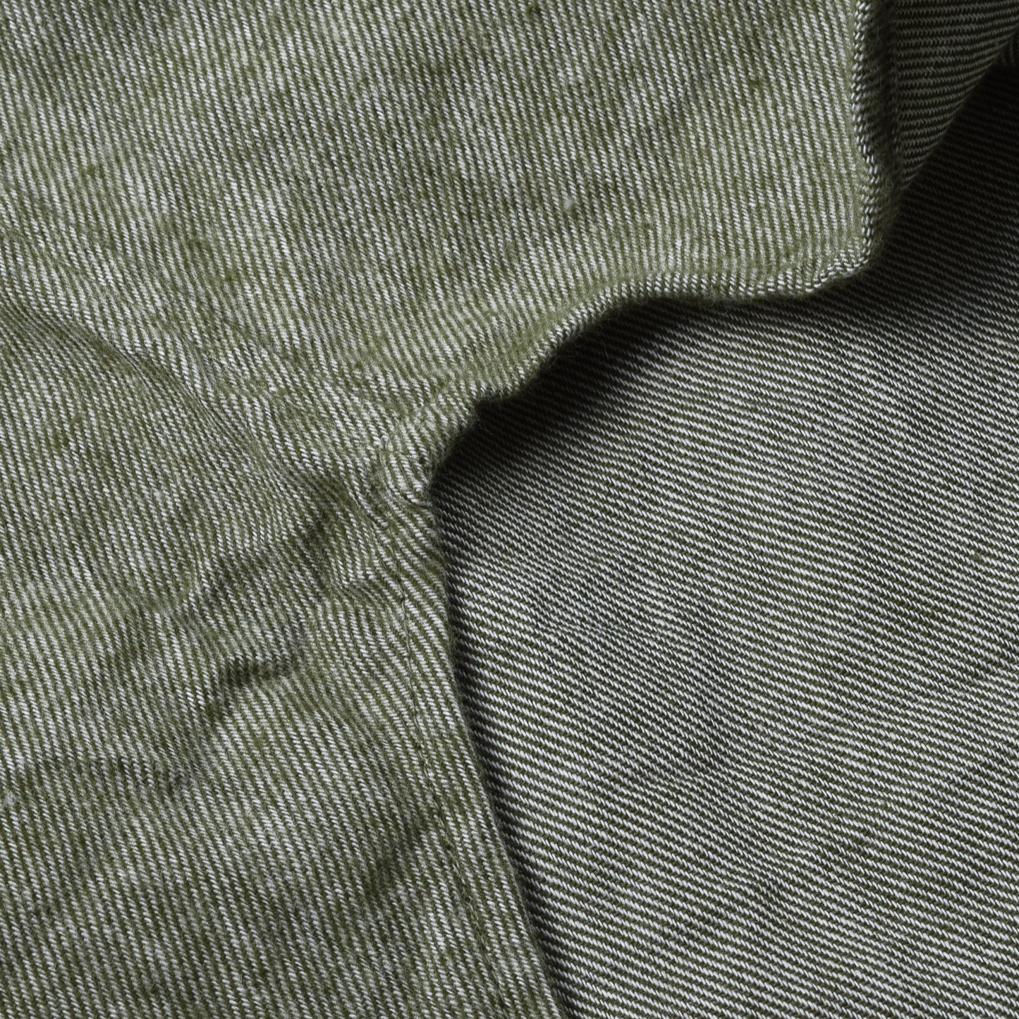 TS(S) CHAMBRAY FLANNEL BAGGY FIT SHIRT - GREEN