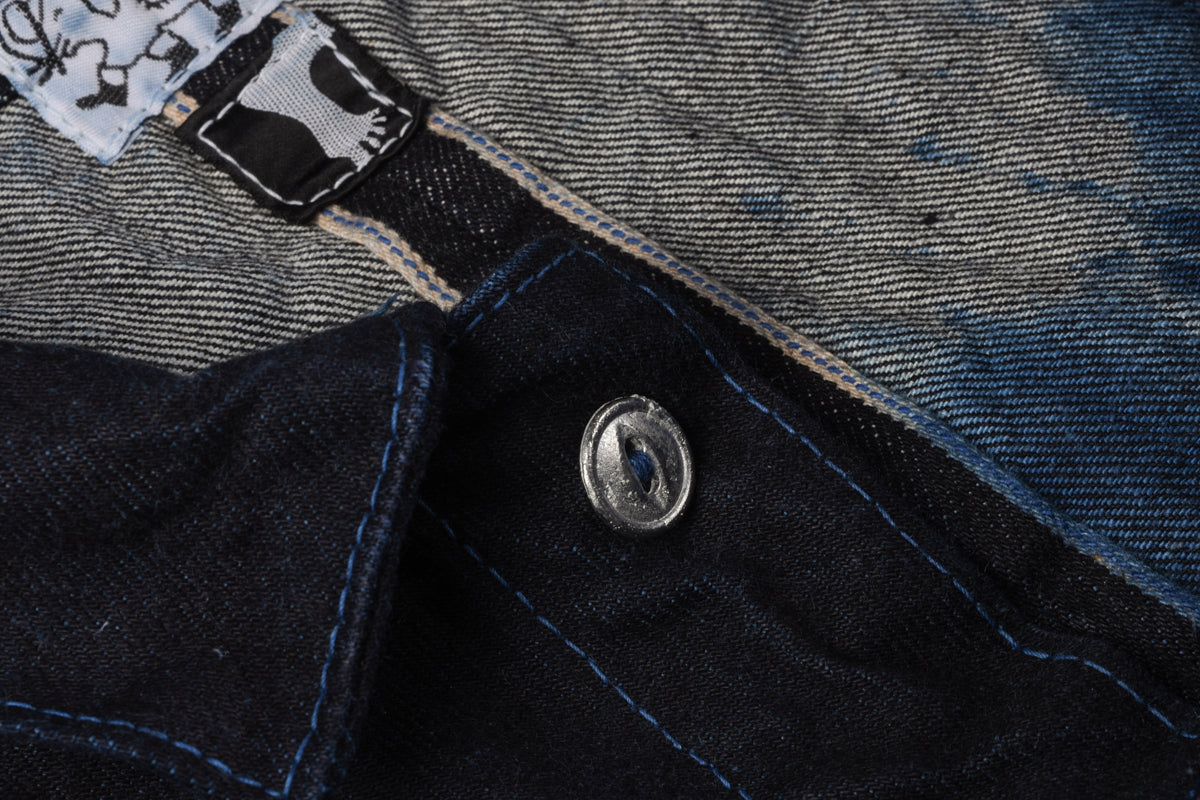 TENDER EDITED JEANS JACKET 16oz SELVAGE DENIM - ACHILLES HEEL INDIGO DYED