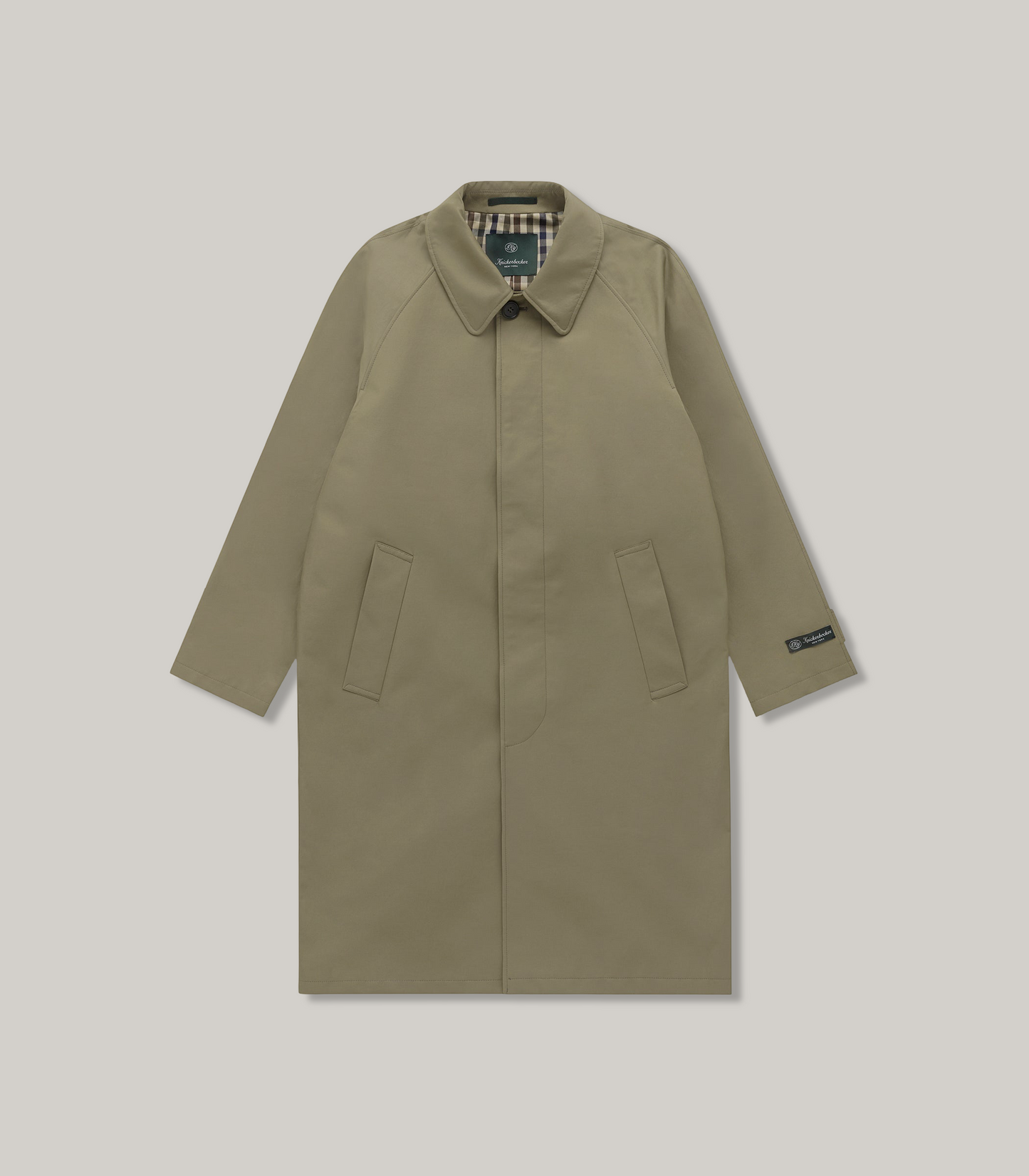 KNICKERBOCKER TRENCH W.R. COAT - LIGHT OLIVE