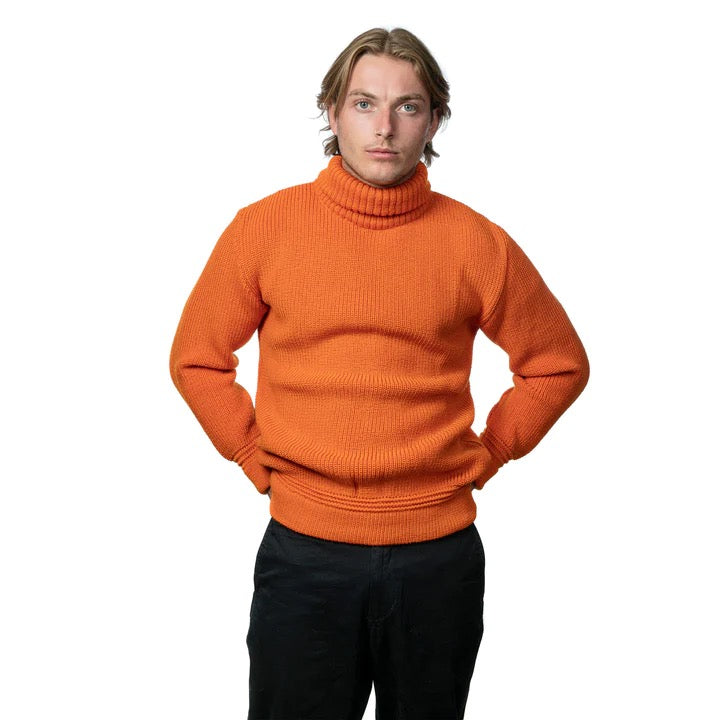 HEIMAT U-BOAT ROLL NECK - RESCUE ORANGE