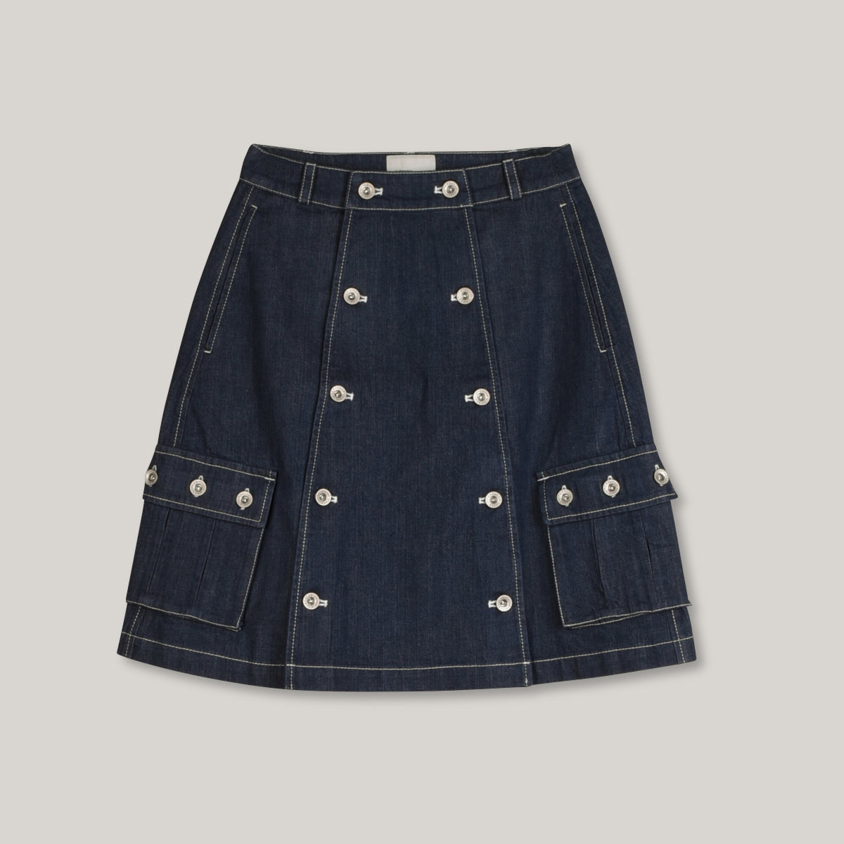W'MENSWEAR LANDING SKIRT - DENIM