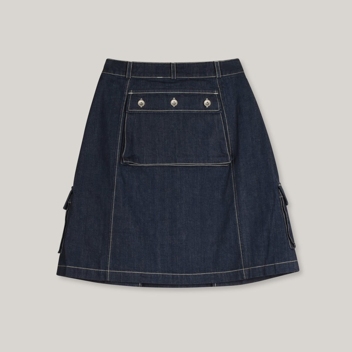 W'MENSWEAR LANDING SKIRT - DENIM