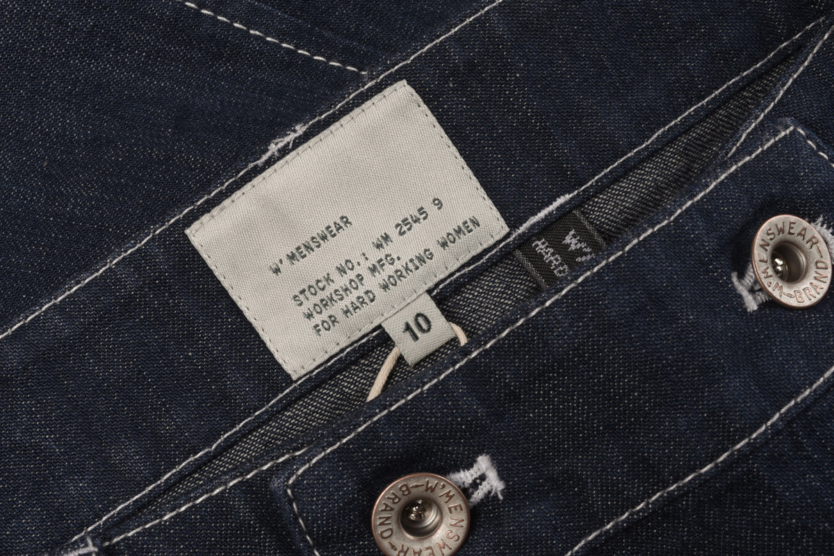 W'MENSWEAR LANDING SKIRT - DENIM