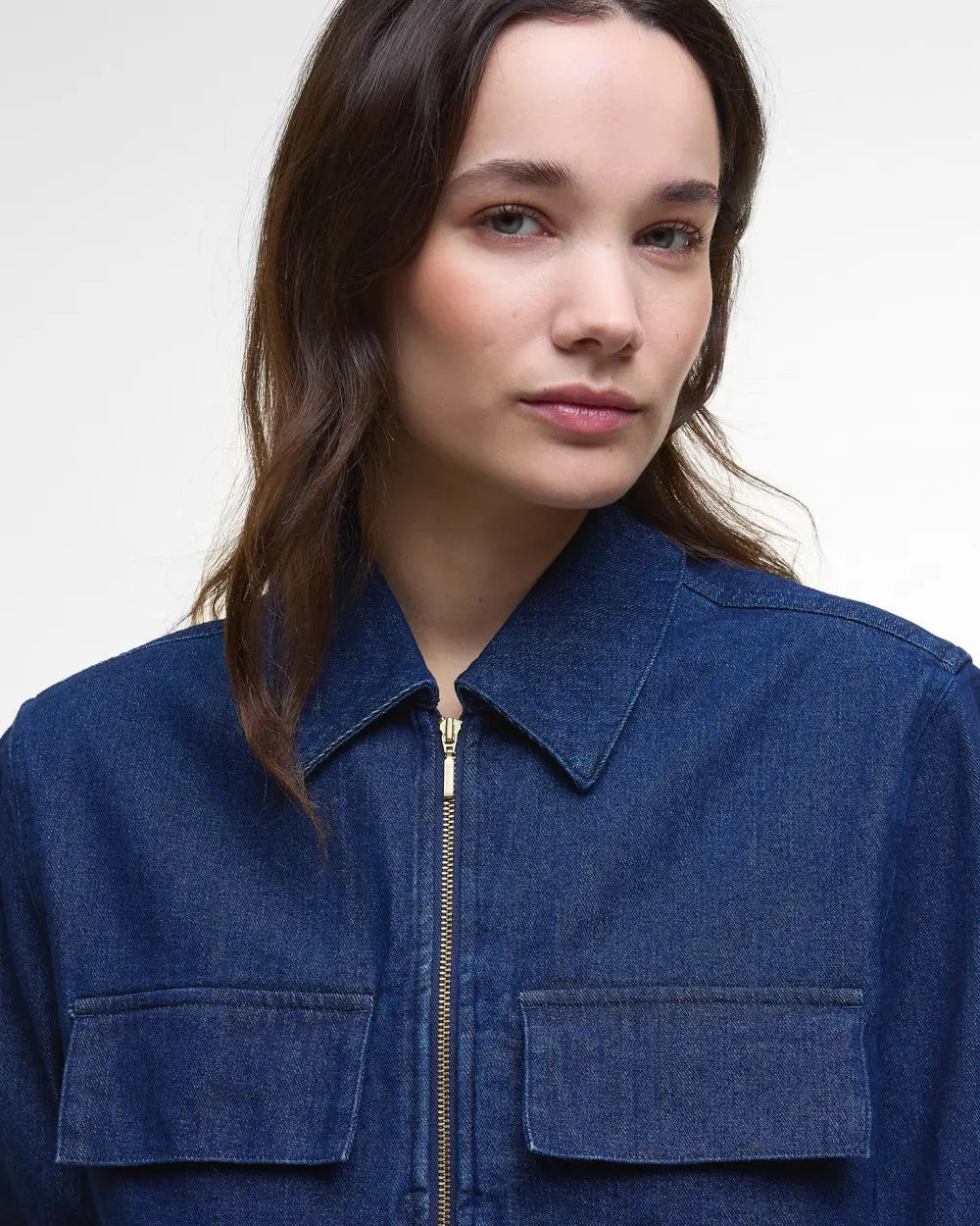 BARBOUR ARLA DENIM OVERSHIRT - RINSE WASH
