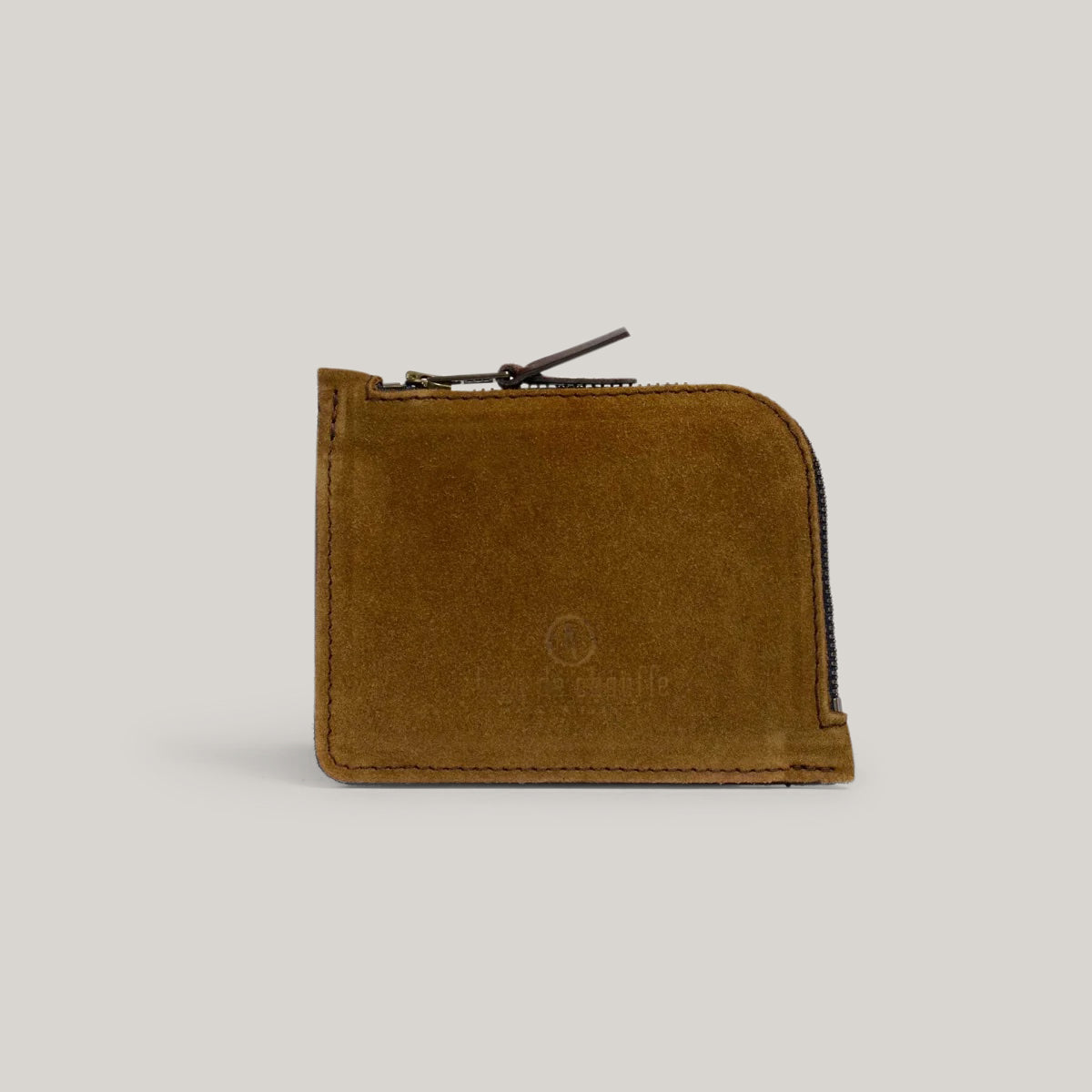 BLEU DE CHAUFFE 'AS' PURSE - TABAC