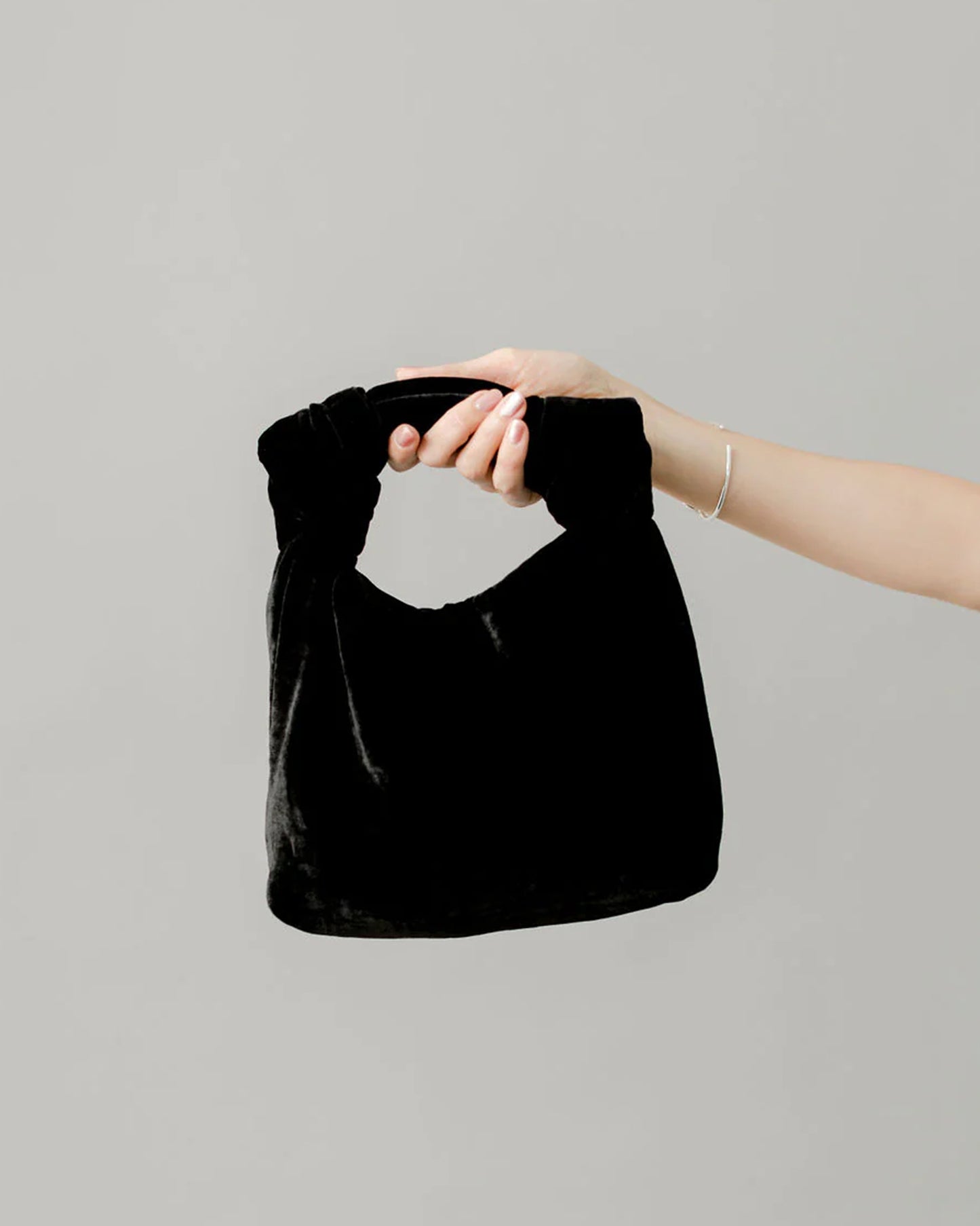 A BRONZE AGE - BABY BOCCI BAG - BLACK VELVET