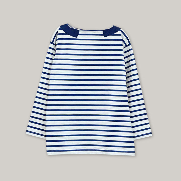 NIGEL CABOURN MAINLINE BRITISH ARMY SLUB BORDER SHIRT - DARK NAVY