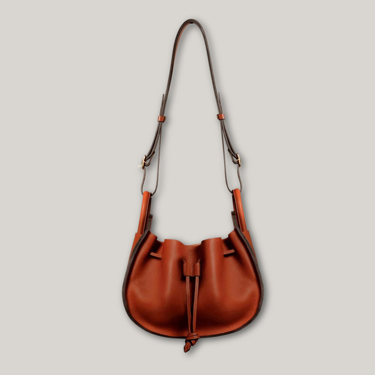 BLEU DE CHAUFFE BUCKET BAG DIANE - RUST