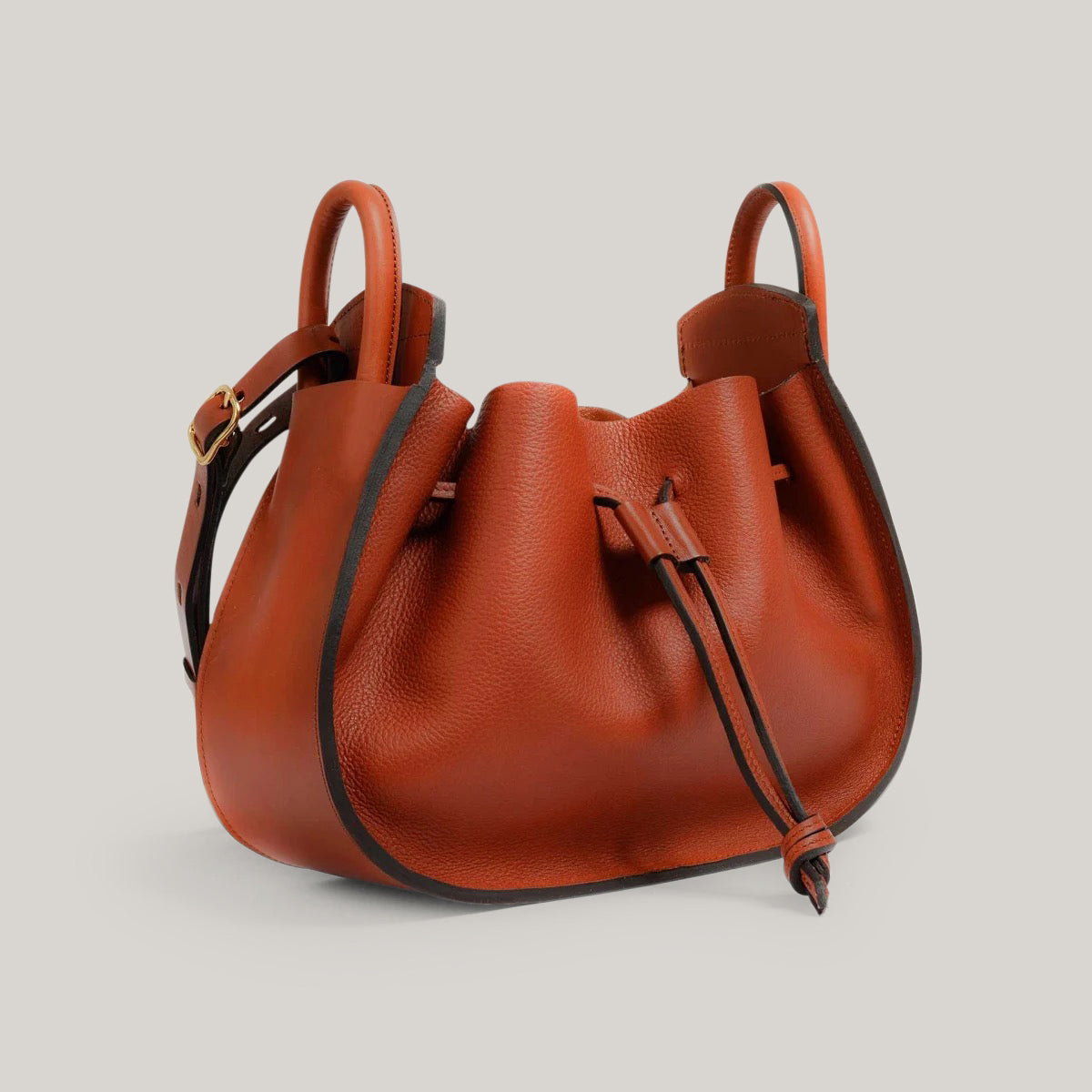 BLEU DE CHAUFFE BUCKET BAG DIANE - RUST