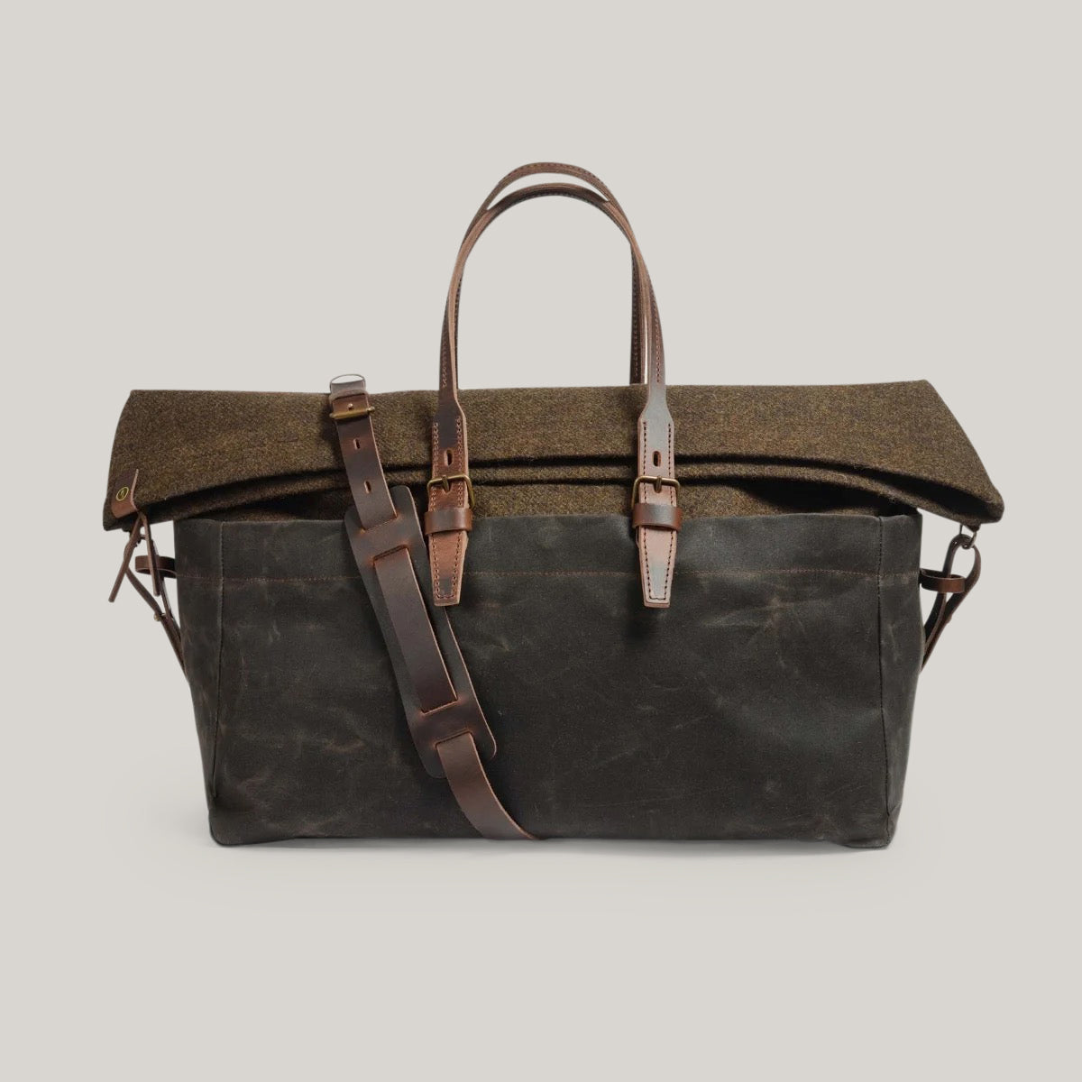 BLEU DE CHAUFFE - CABINE - KHAKI WAXED/ TWEED