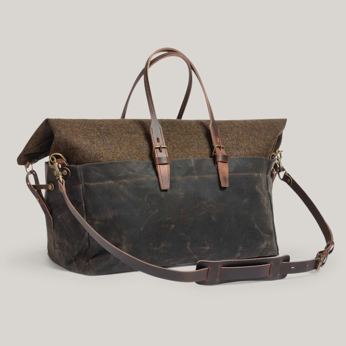BLEU DE CHAUFFE - CABINE - KHAKI WAXED/ TWEED