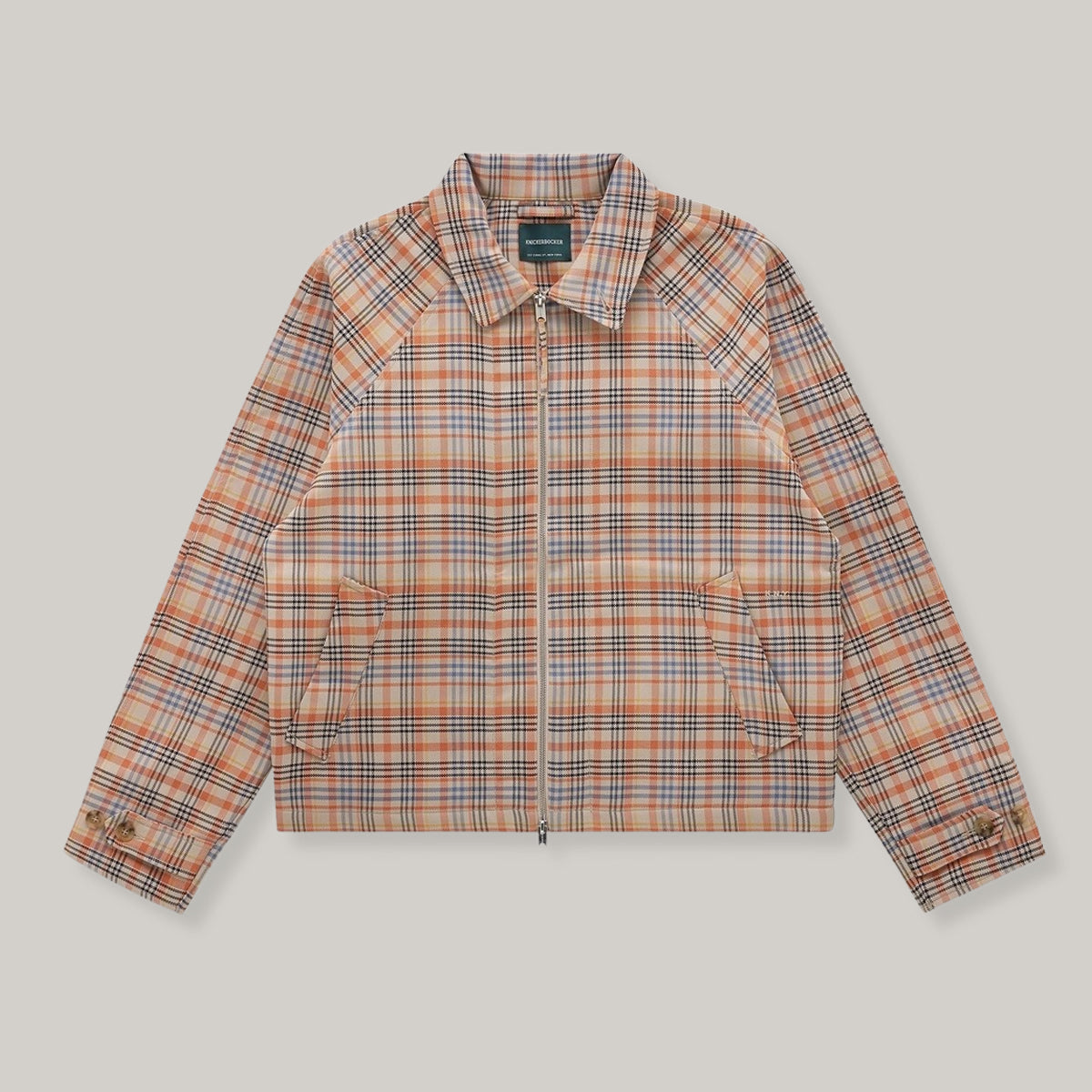 KNICKERBOCKER W.R. CANAL JACKET - ORANGE PLAID