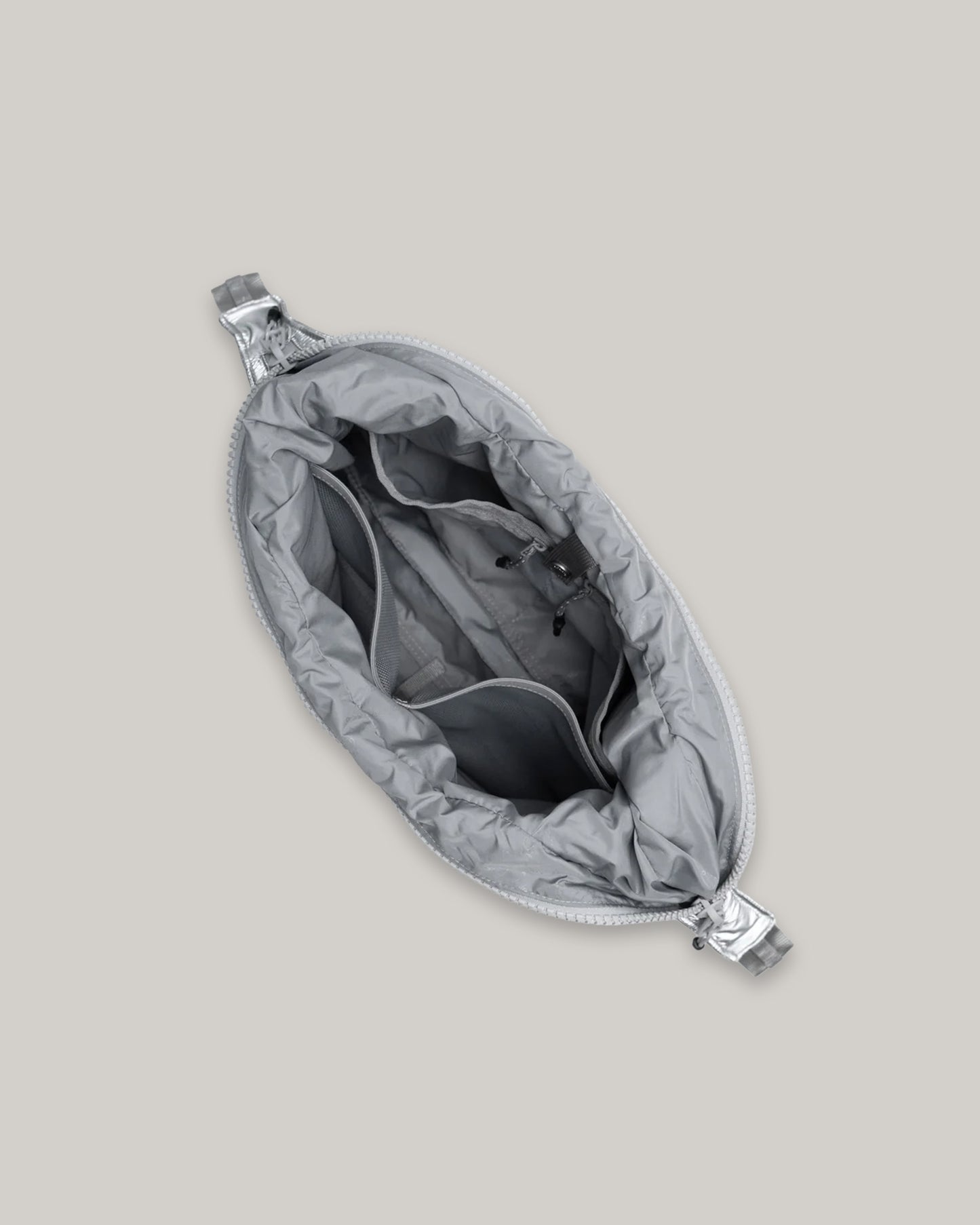 TOPOLOGIE CLOUD HOBO SMALL CHROME SPACE COATED