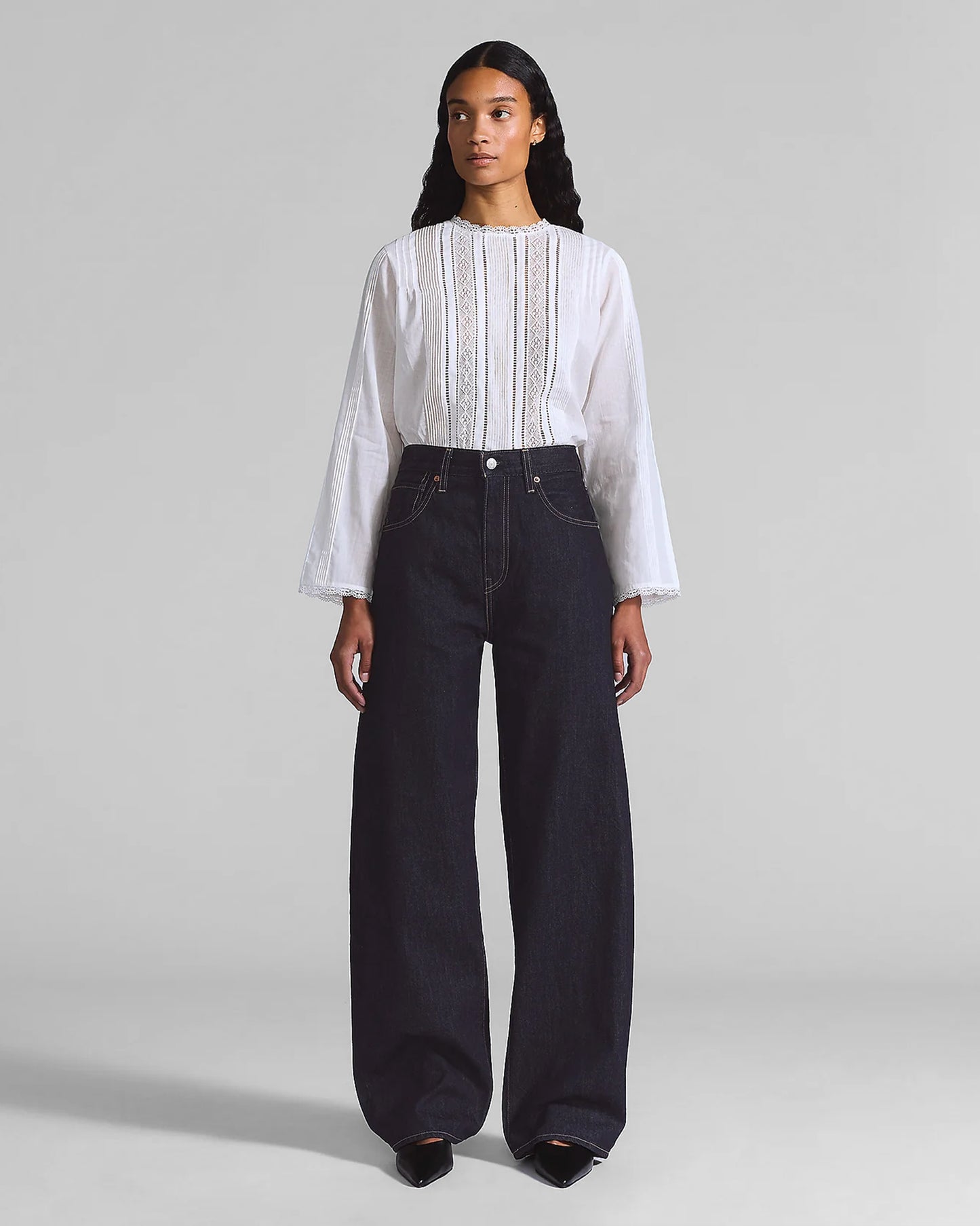 LEVIS BLUE TAB DROP BARREL - NEW RINSE INDIGO