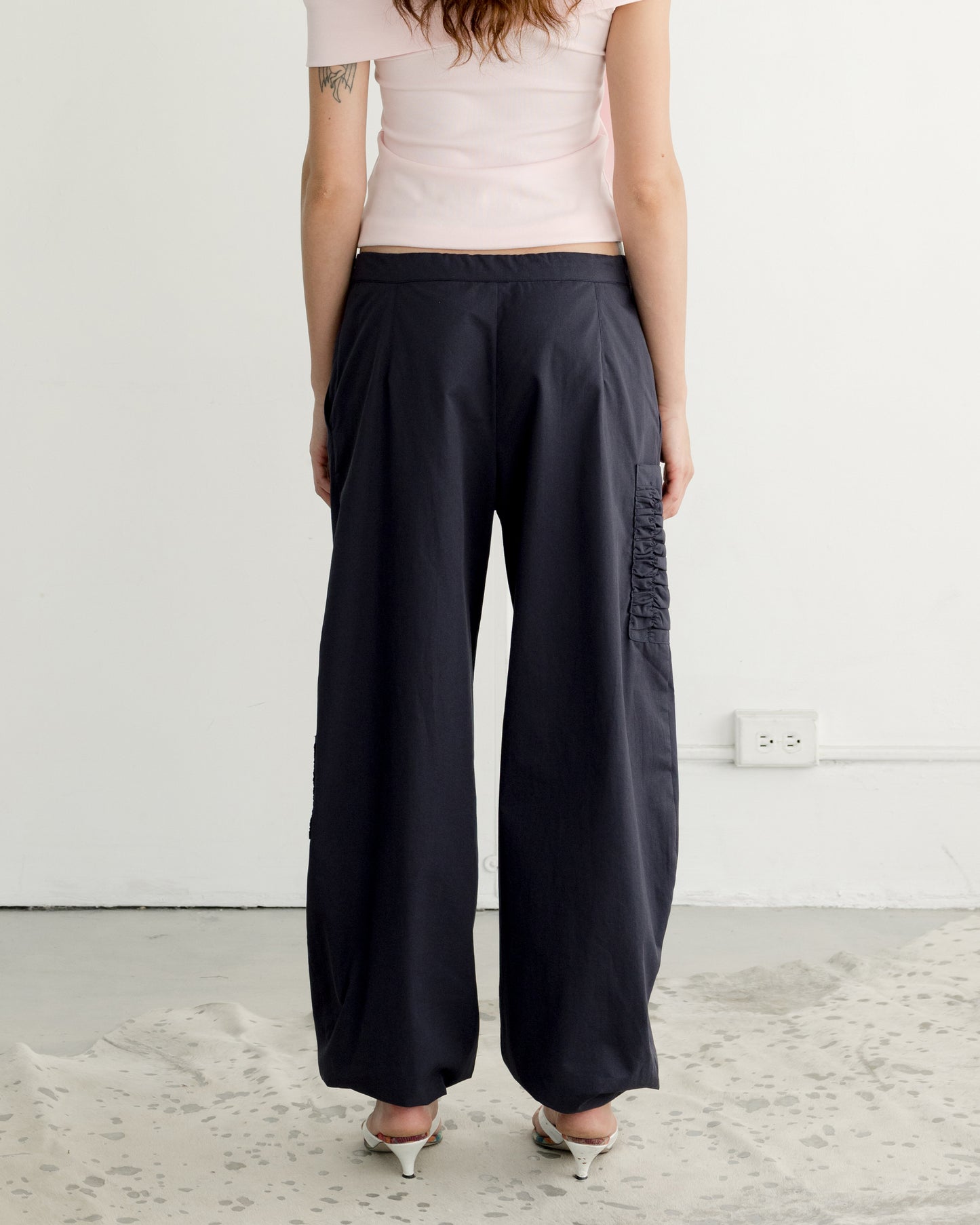 A BRONZE AGE GREENWICH PANT - NAVY