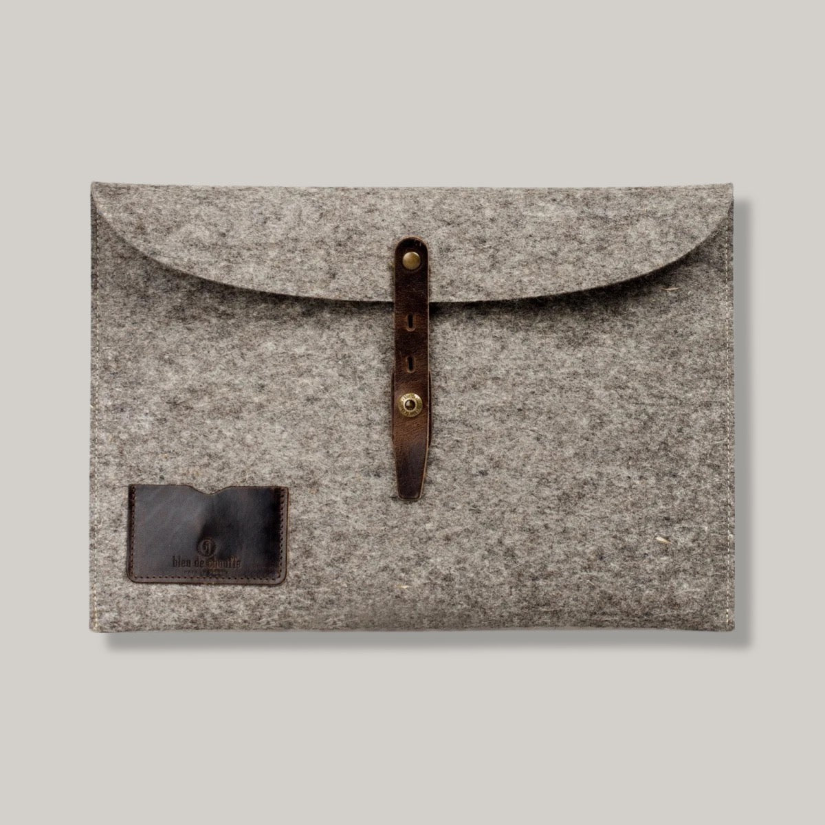 BLEU DE CHAUFFE MISHA LAPTOP SLEEVE - NATURAL FELT