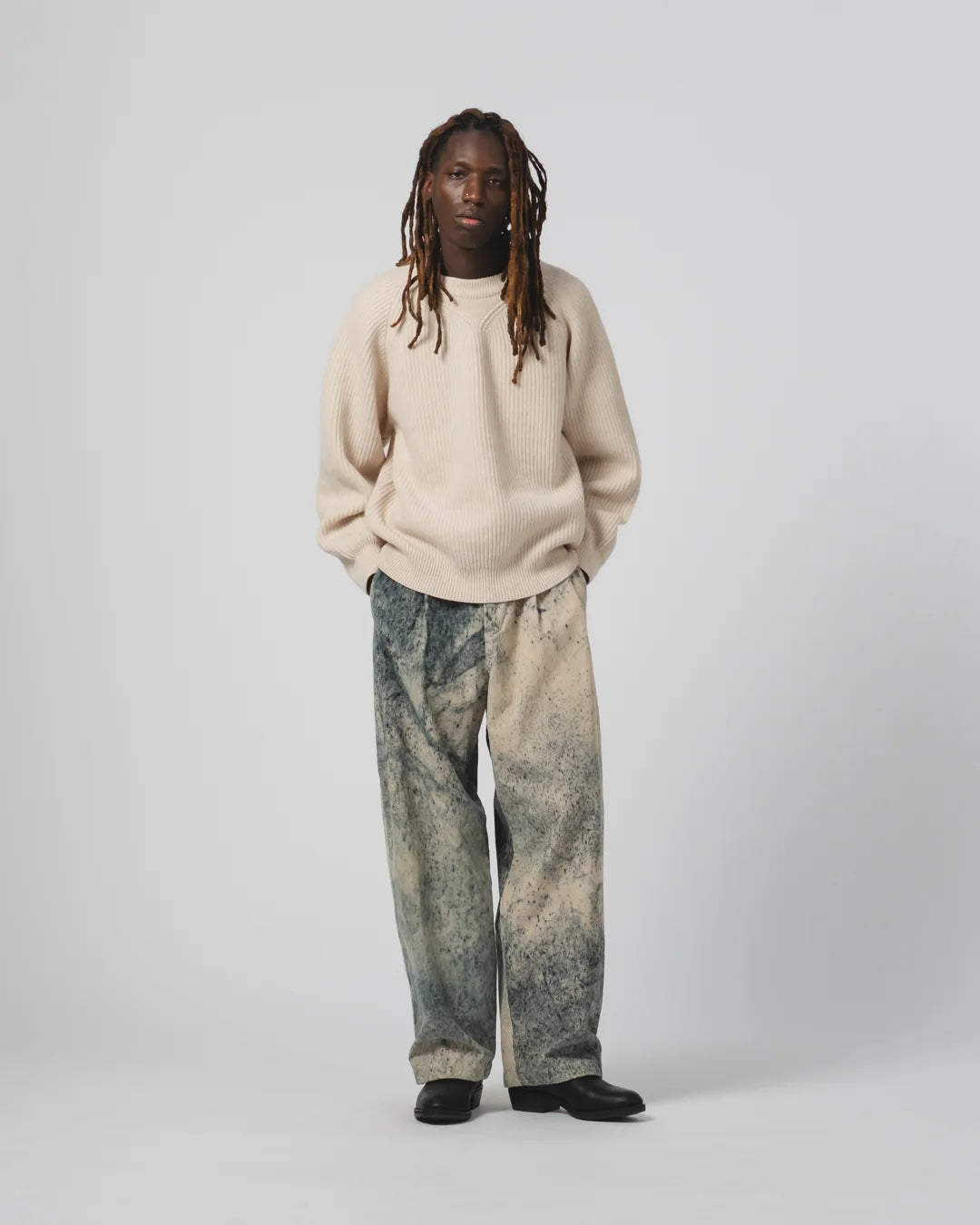 EAT DUST AMBASSADOR PANTS - FELINO CORD - BEIGE/ INK