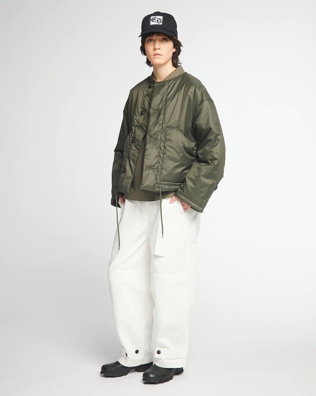 GIRLS OF DUST NUCLEAR JACKET FURY NYLON - DUSTY GREEN