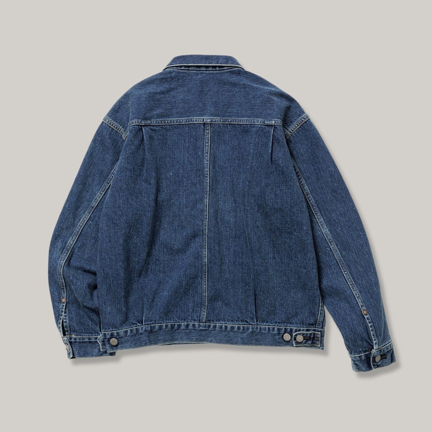 LENO PATRICIA BIG TRUCKER JACKET - AGED INDIGO
