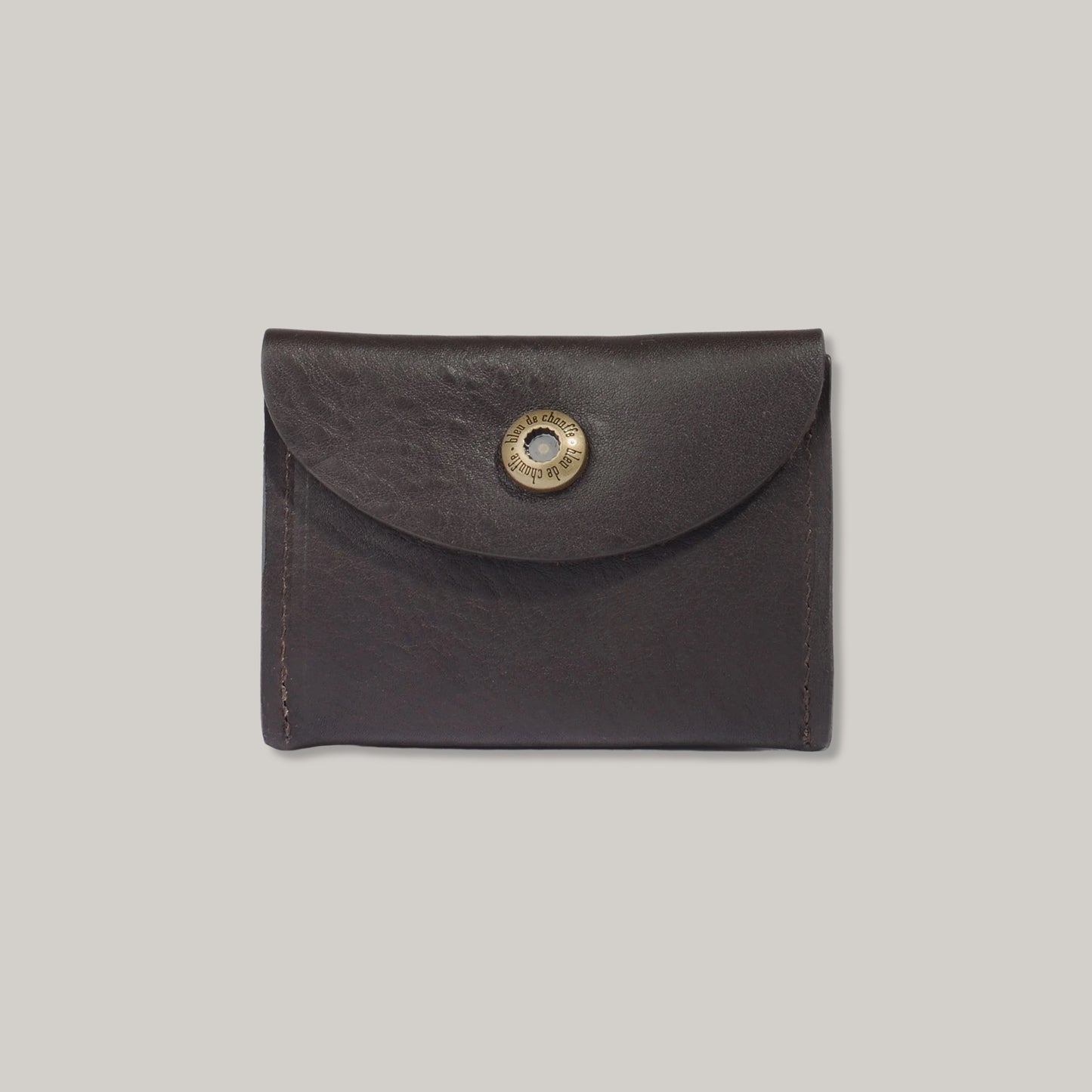 BLEU DE CHAUFFE TALBIN SHOEMAKER PURSE - MARRON BRUN