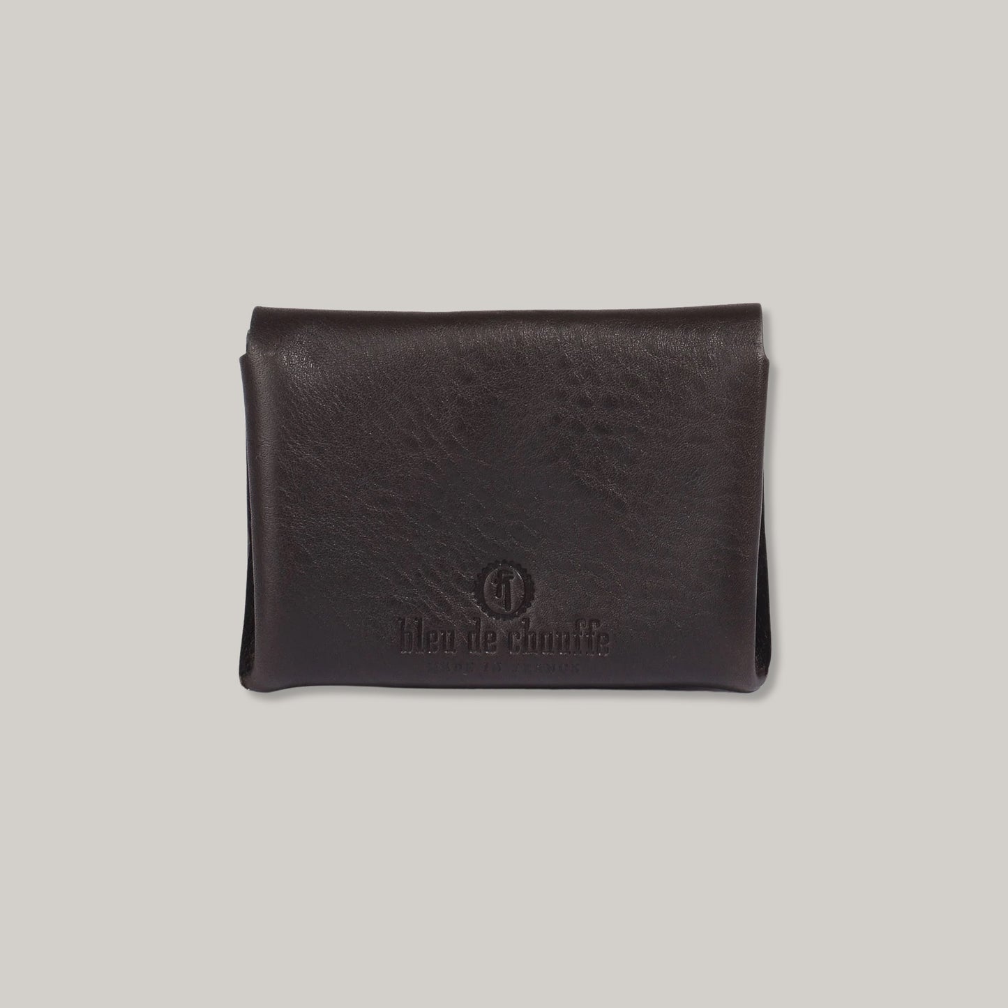 BLEU DE CHAUFFE TALBIN SHOEMAKER PURSE - MARRON BRUN