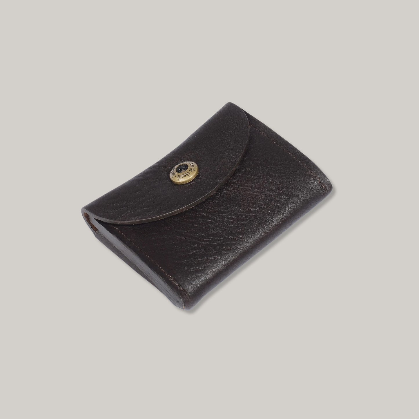 BLEU DE CHAUFFE TALBIN SHOEMAKER PURSE - MARRON BRUN