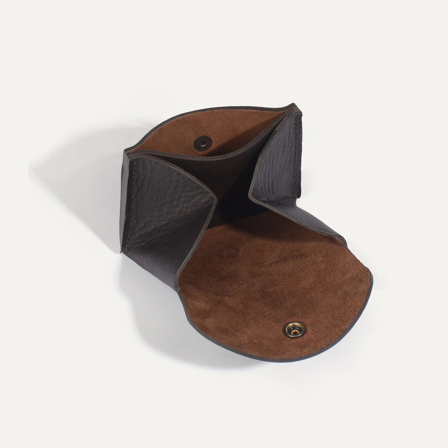 BLEU DE CHAUFFE TALBIN SHOEMAKER PURSE - MARRON BRUN