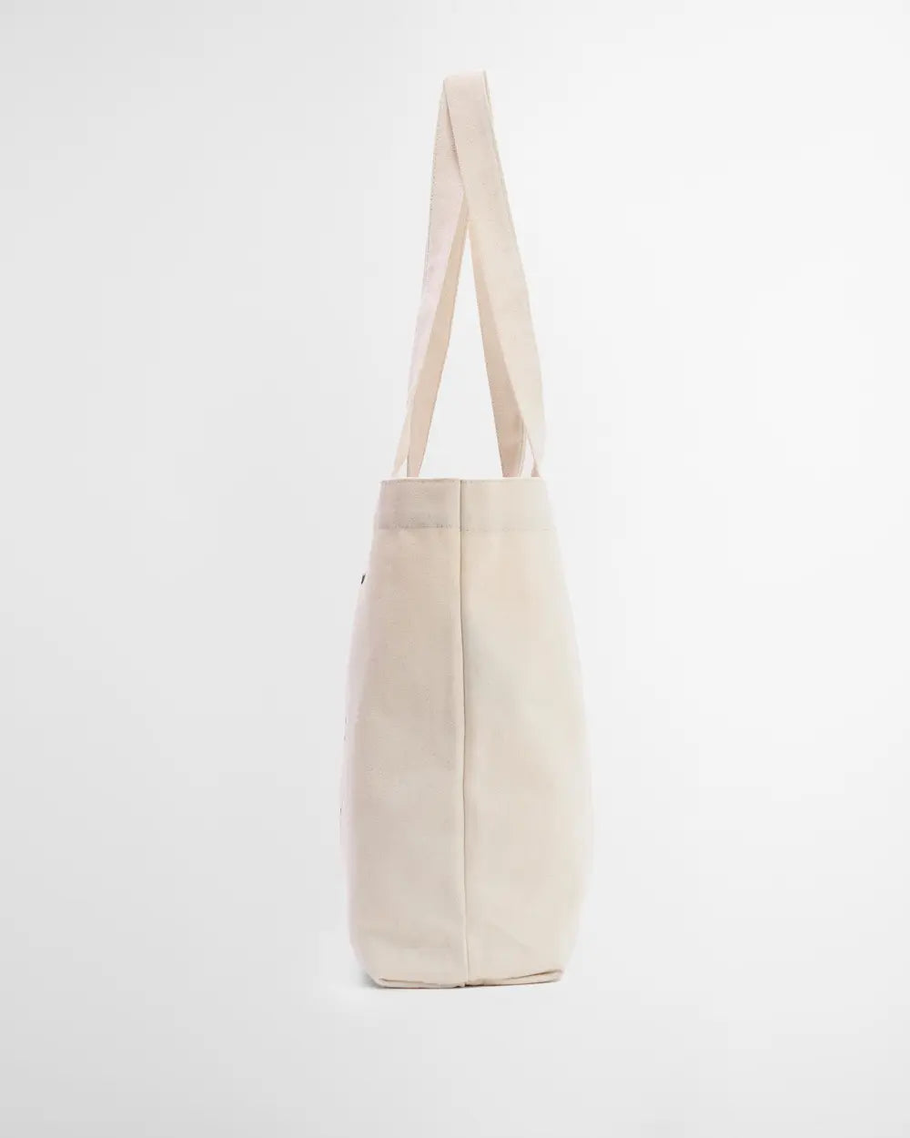 BARBOUR SCRIPT TOTE BAG - NATURAL