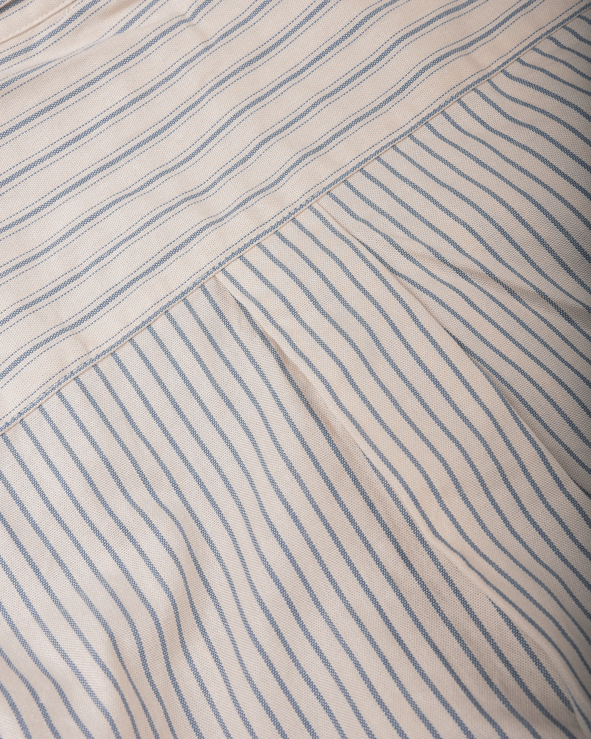 TS(S) COTTON STRIPE BAGGY FIT SHIRT DRESS - BLUE