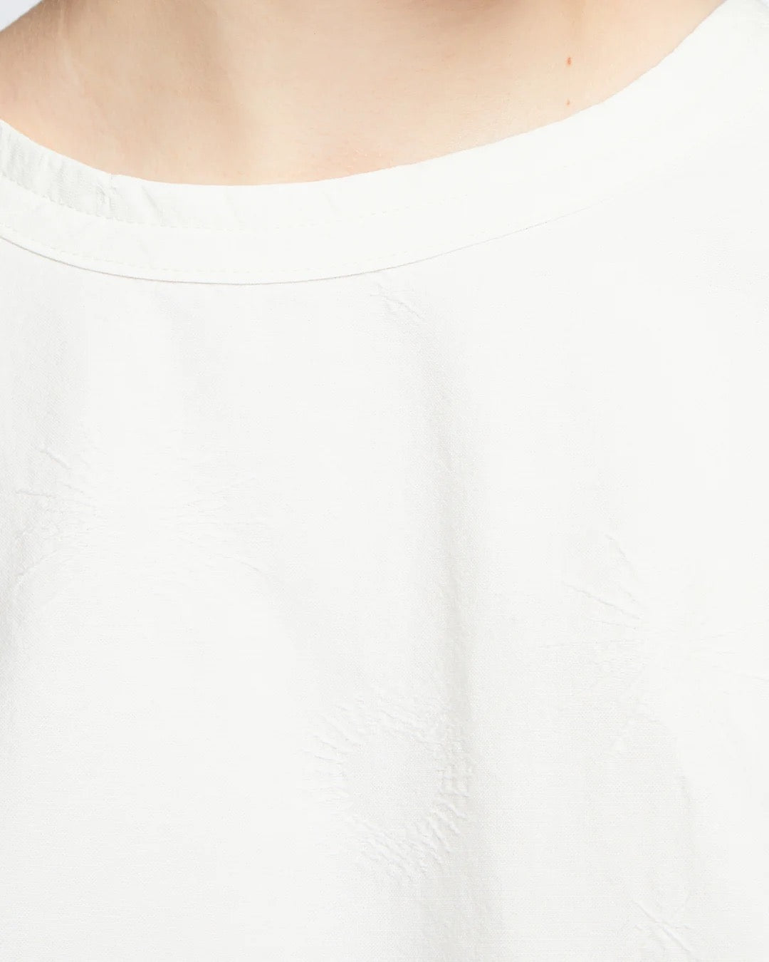 GIRLS OF DUST GARDENER SMOCK - COMET COTTON - MILK