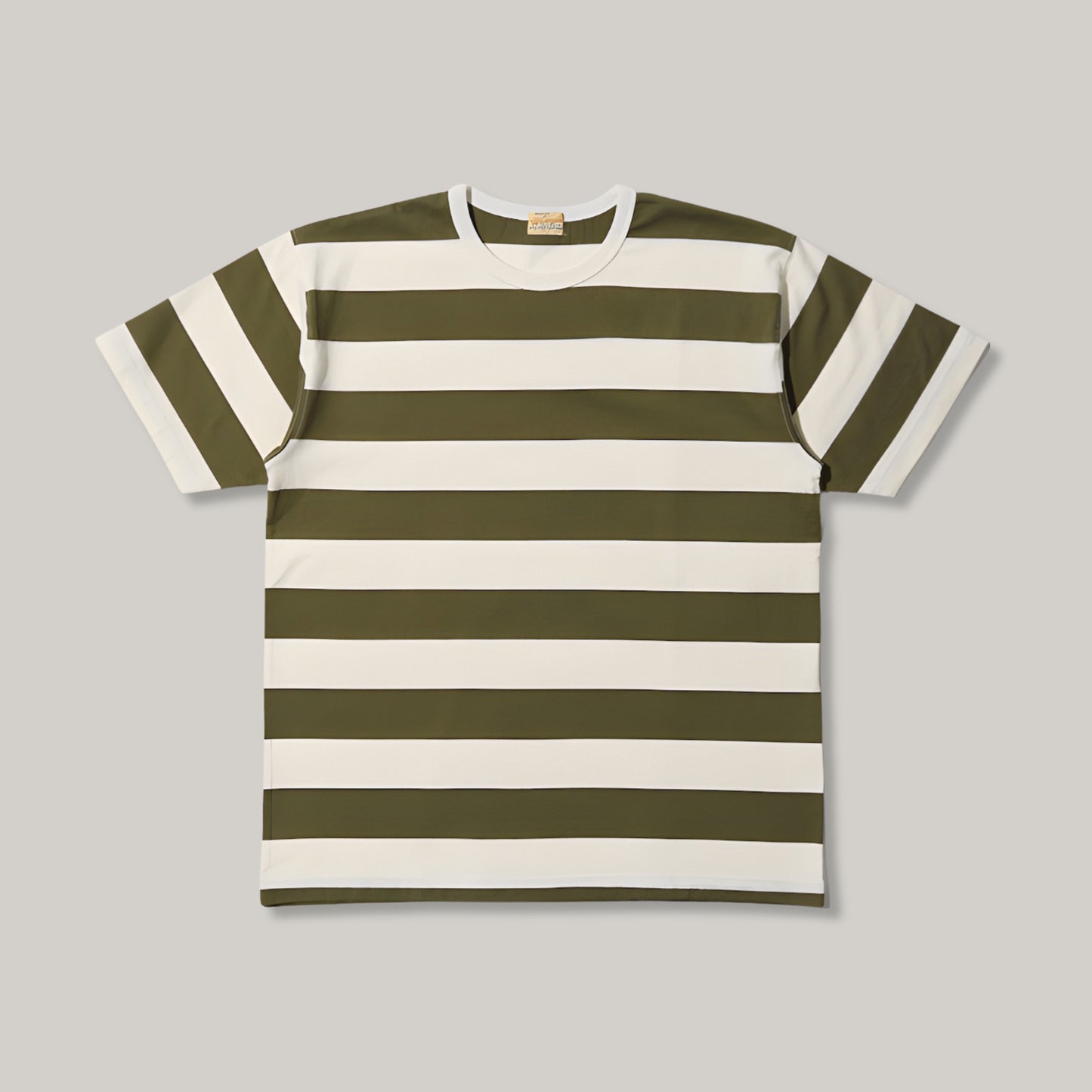 WHITESVILLE BORDER T-SHIRT - OLIVE