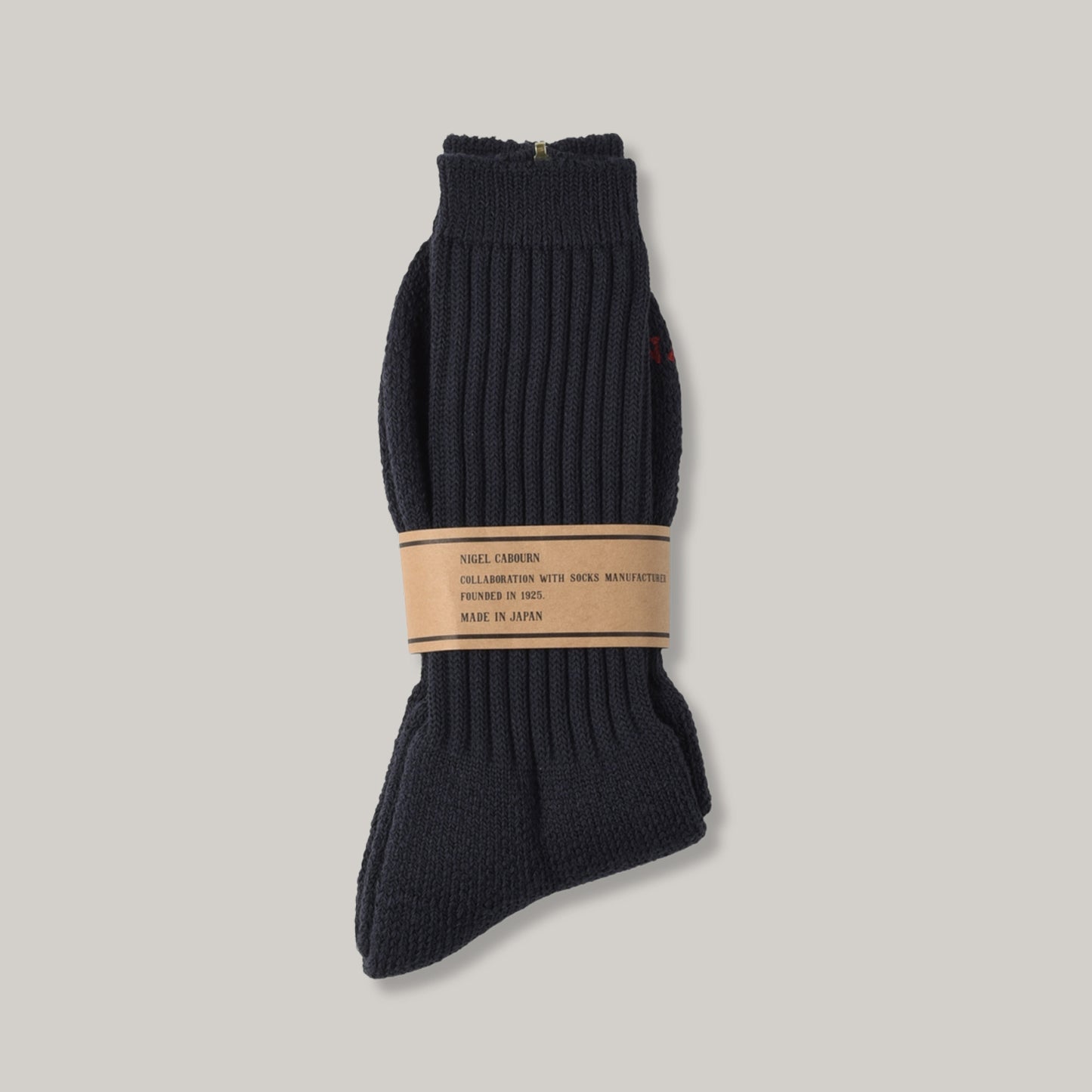 NIGEL CABOURN PILE SOCKS - NAVY